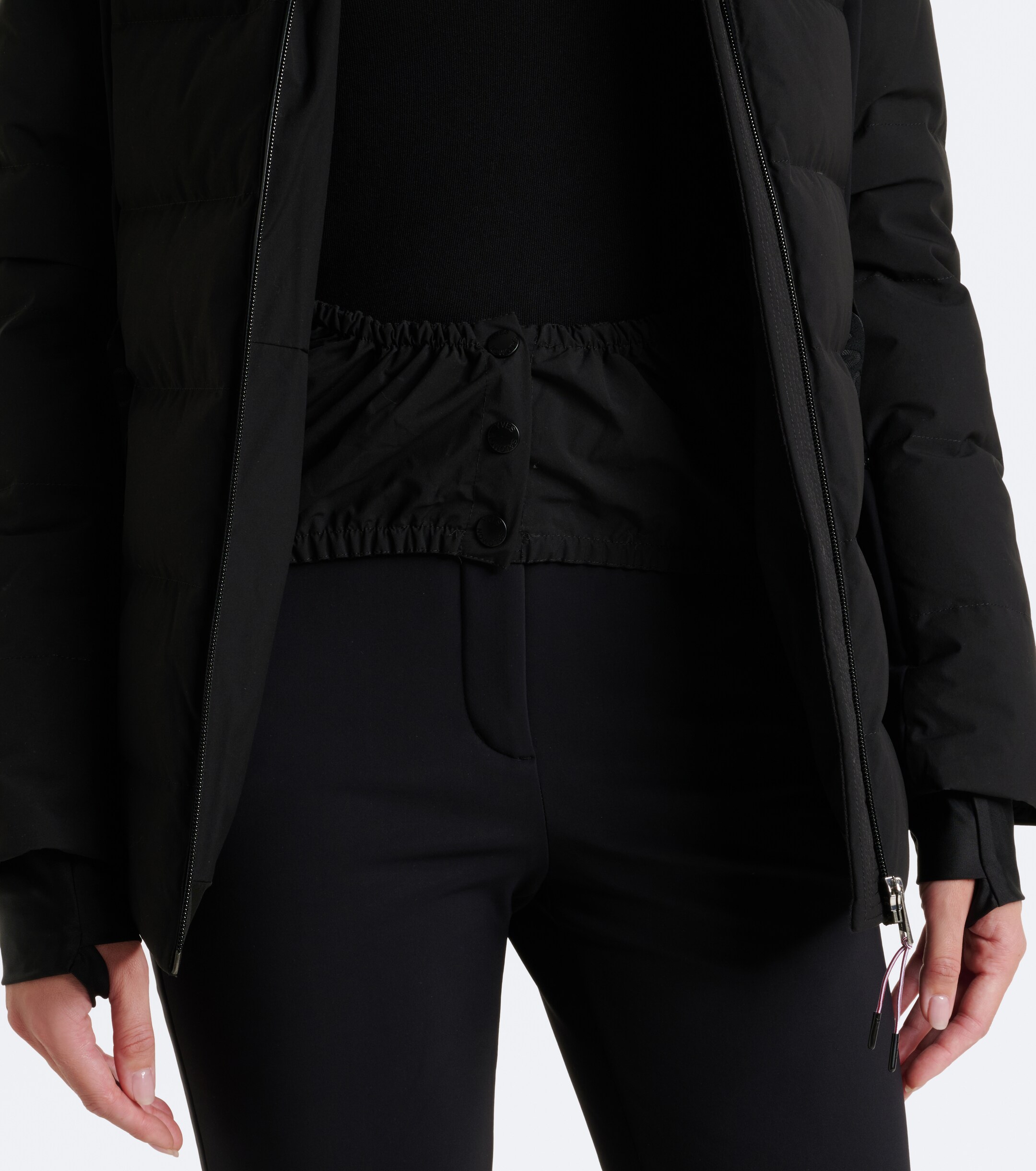 Yves Salomon Yves Salomon Belted shearling-trimmed ski jacket