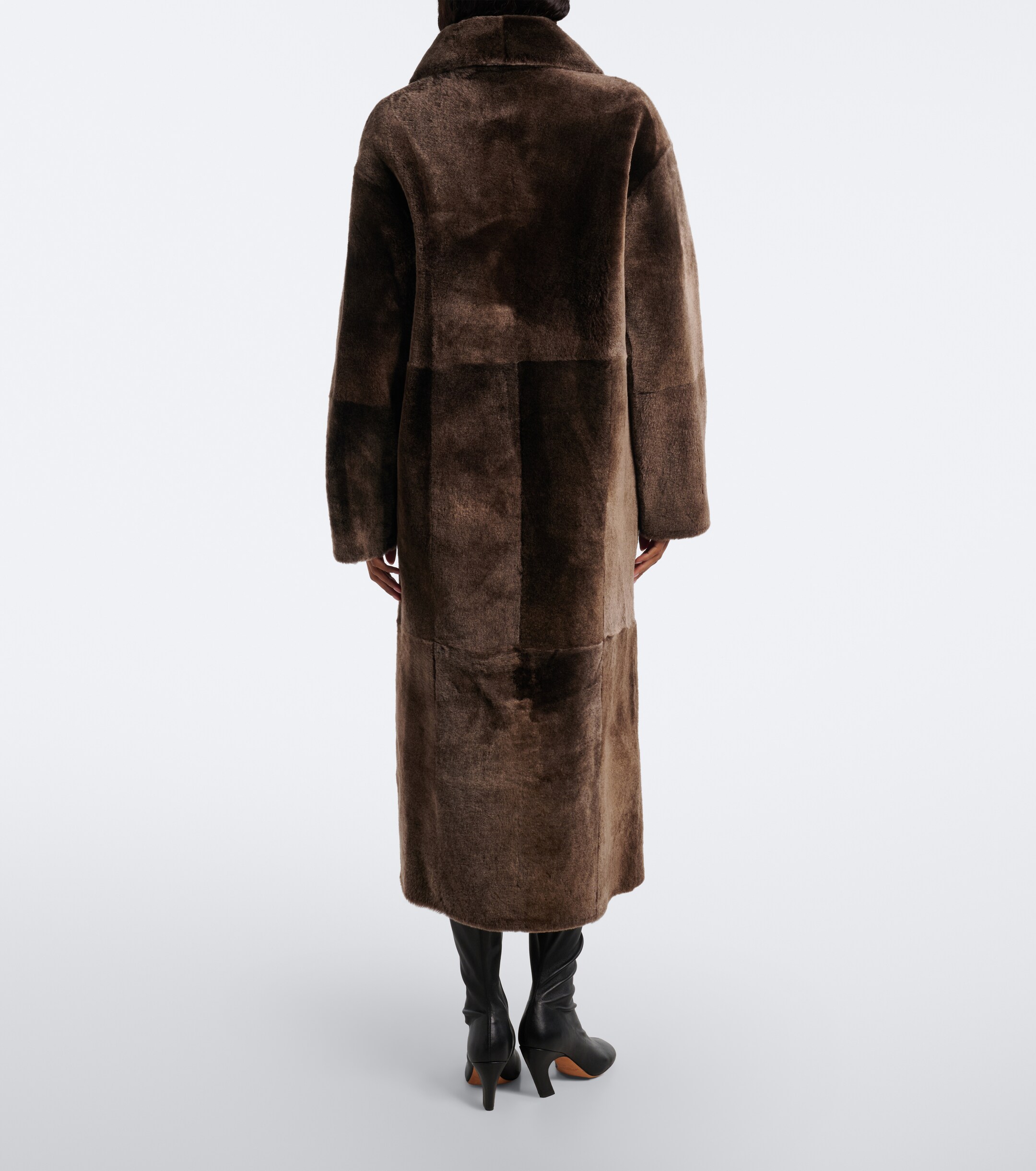Yves Salomon Yves Salomon Double-breasted shearling coat