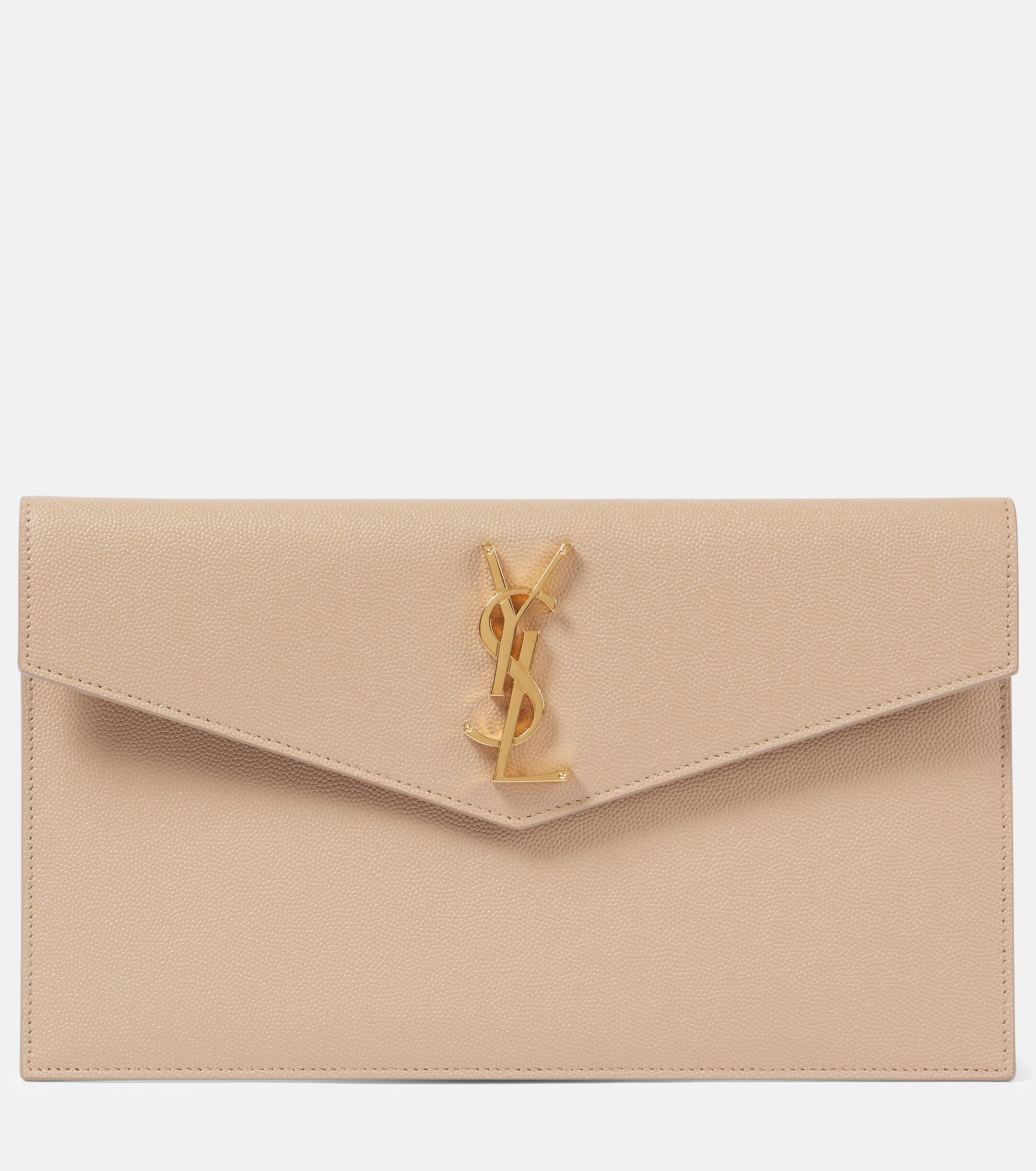 Saint Laurent Uptown leather clutch