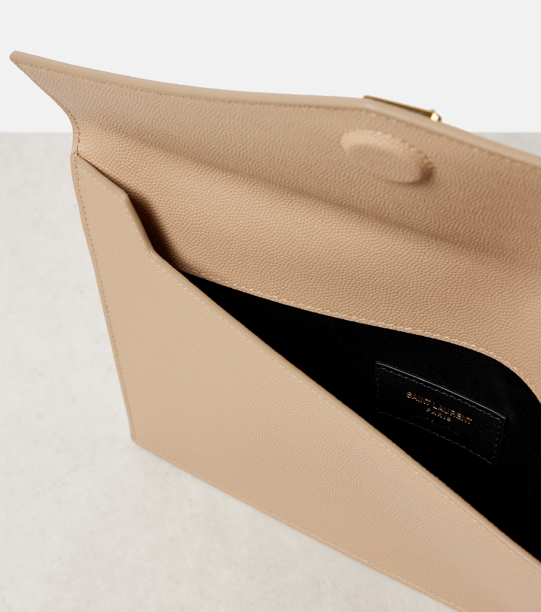 Saint Laurent Uptown leather clutch