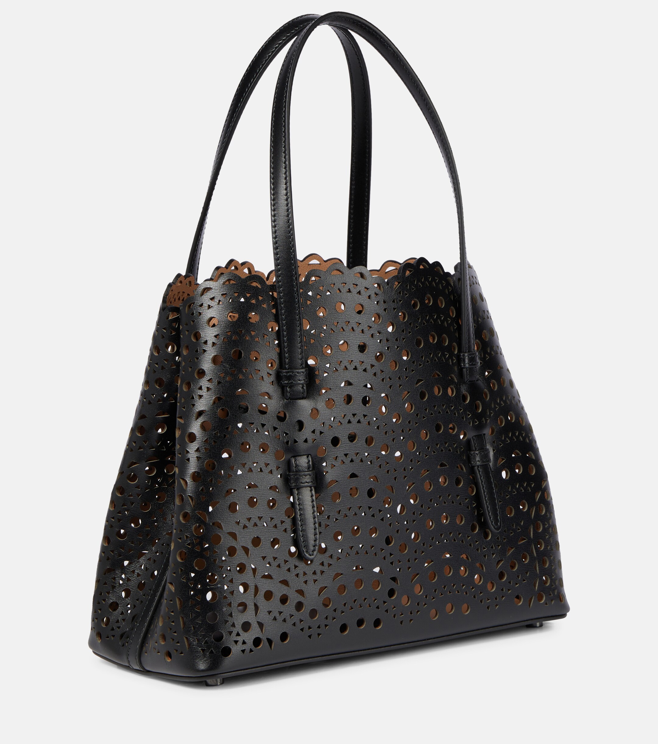 Alaïa Mina 25 Vienne Wave leather top-handle bag
