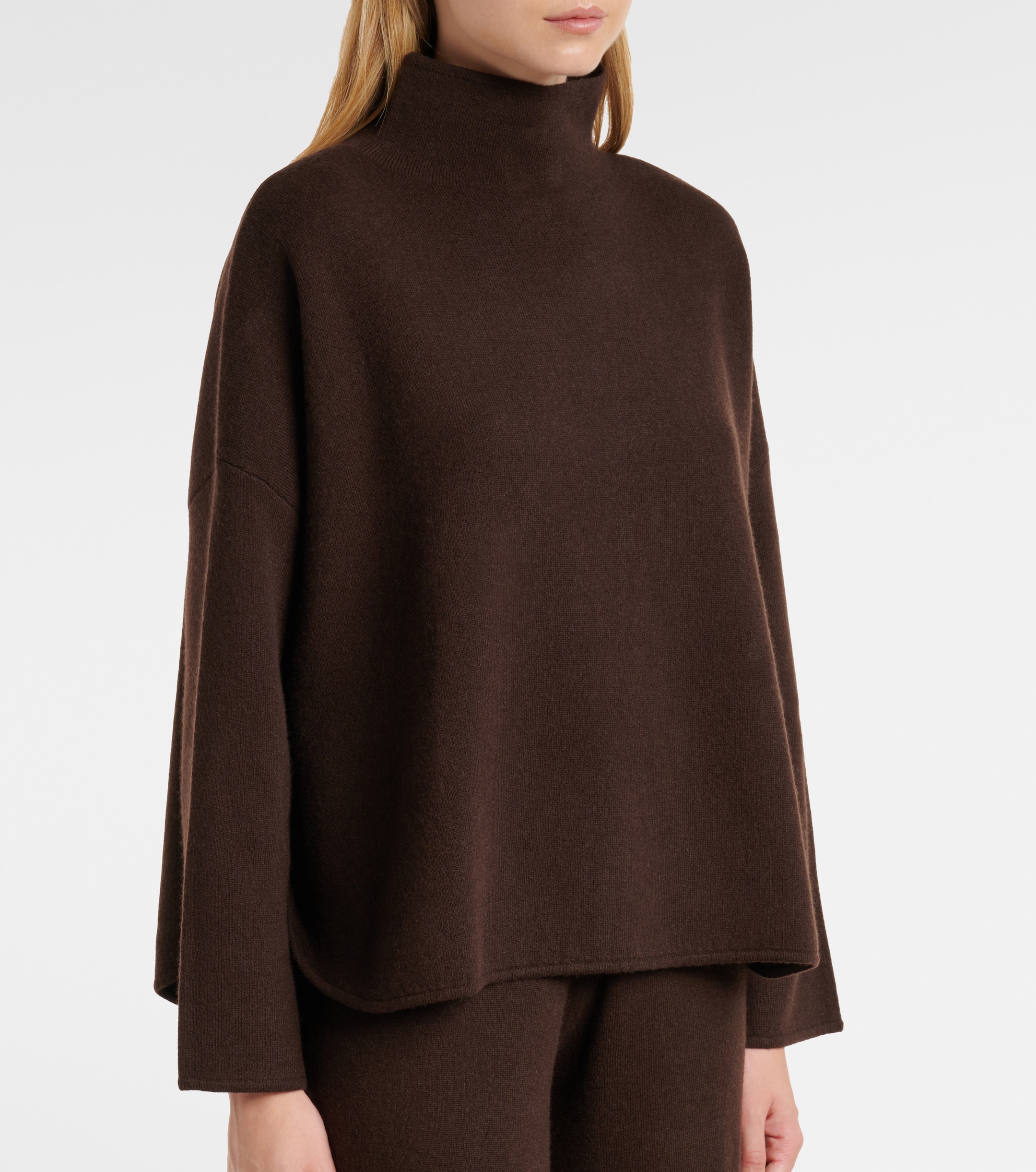 Jardin des Orangers Wool and cashmere turtleneck sweater