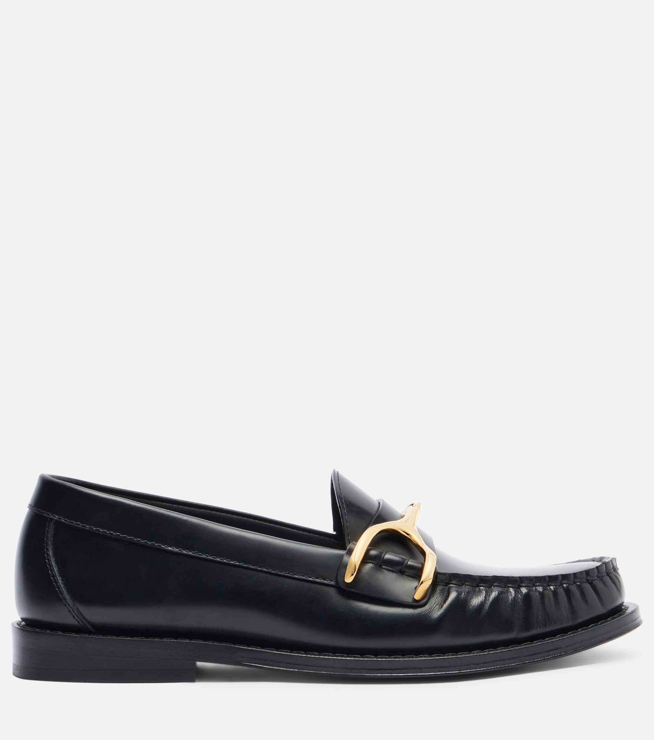 McQueen McQueen Wishbone leather loafers