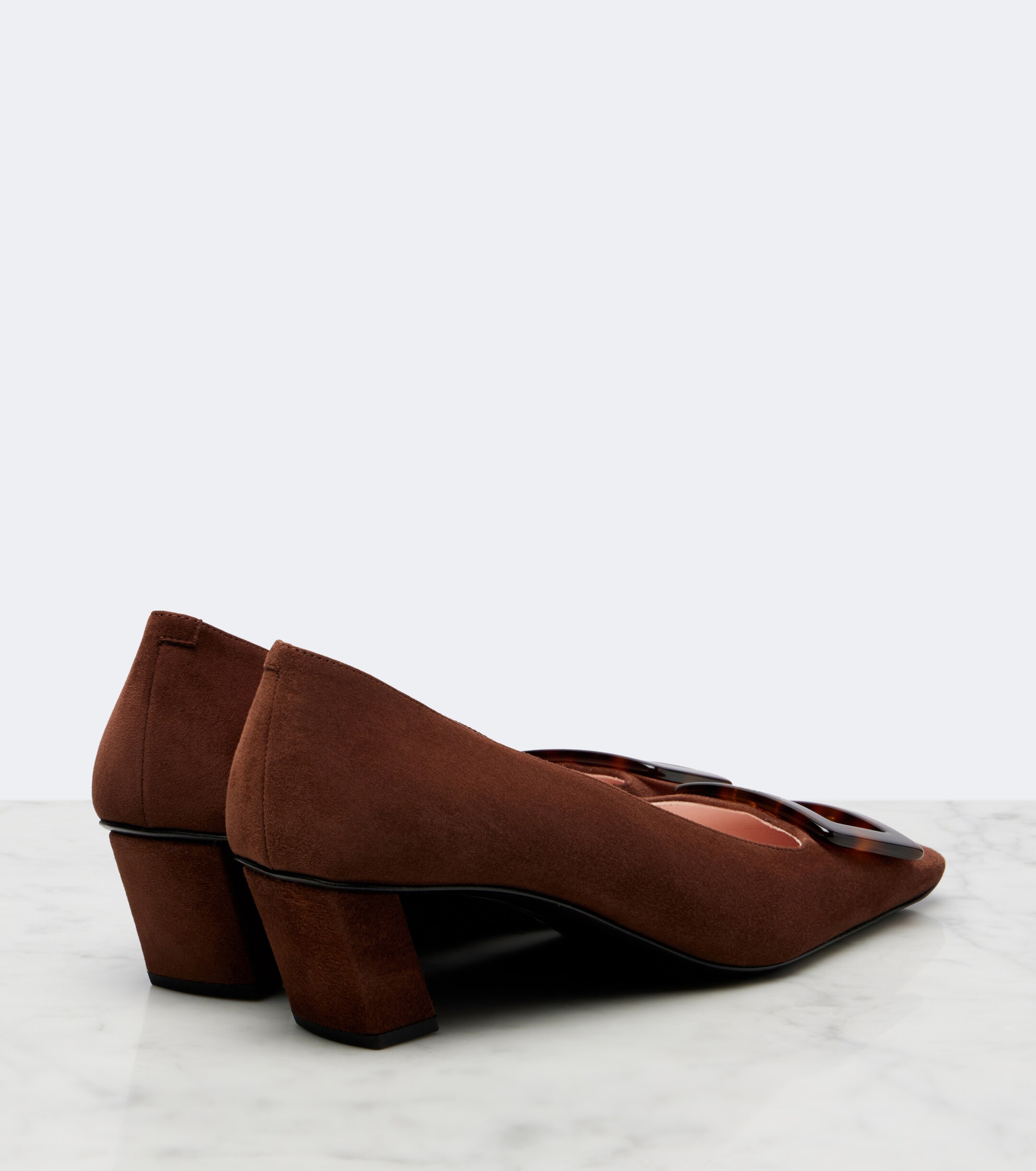 ROGER VIVIER Roger Vivier Belle Vivier suede pumps