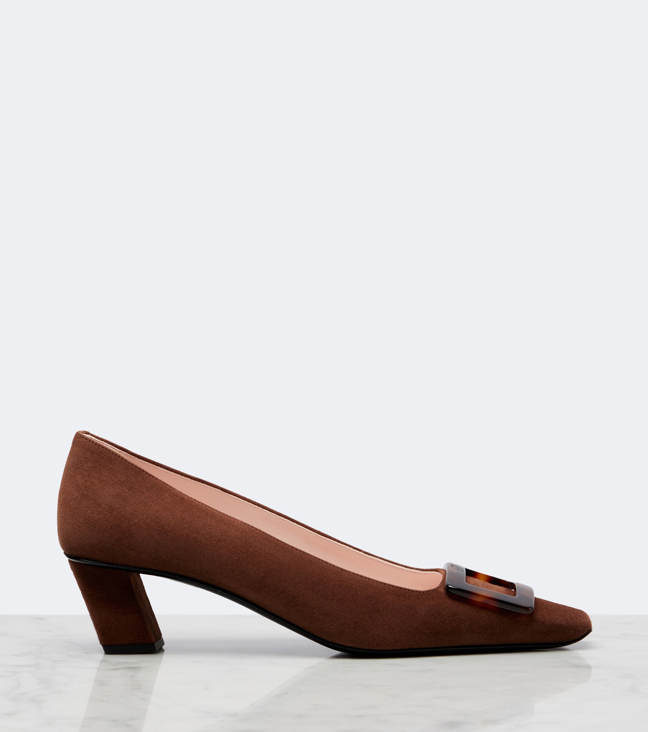 ROGER VIVIER Roger Vivier Belle Vivier suede pumps