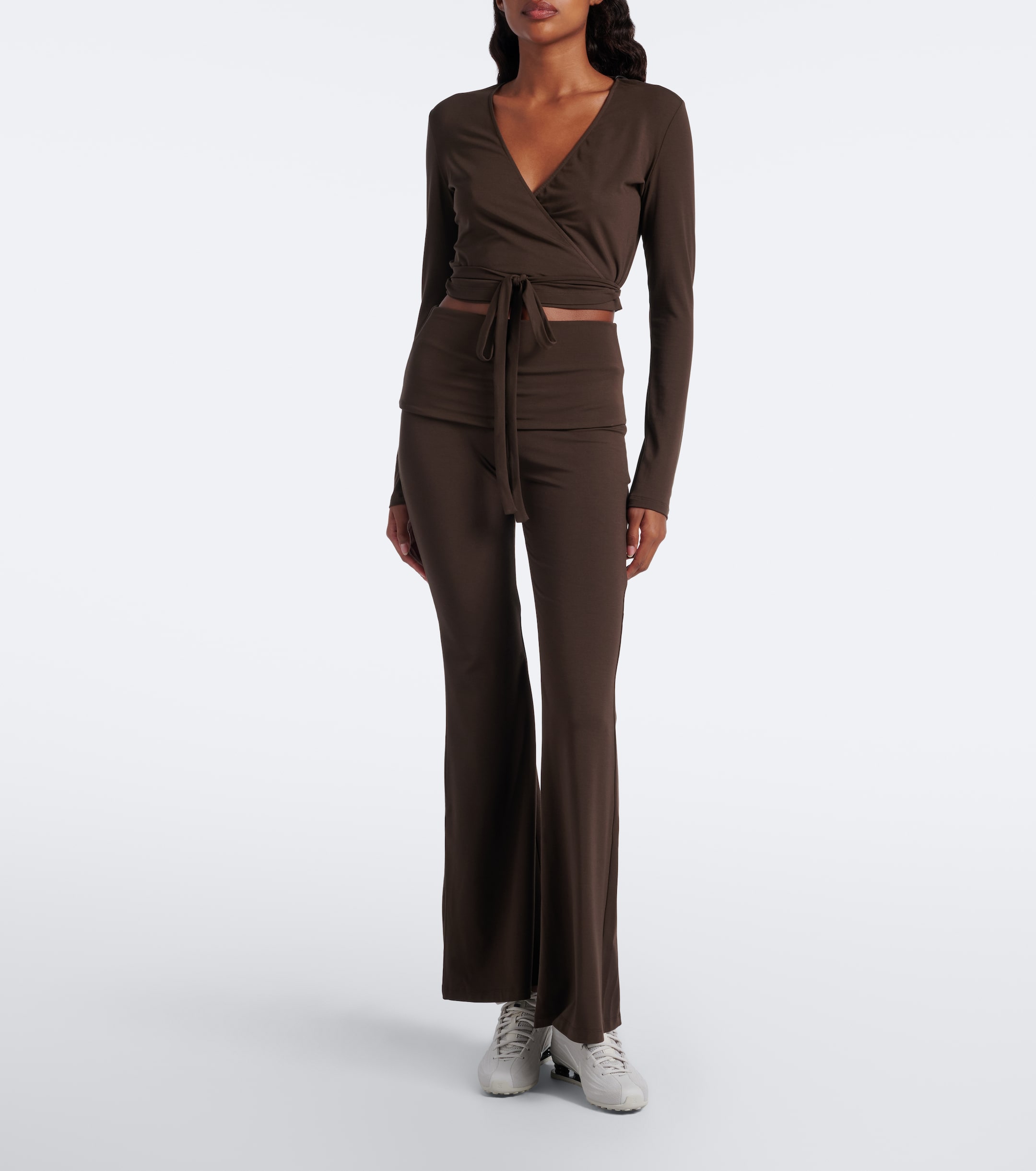 NORBA Norba Foldover flared leggings