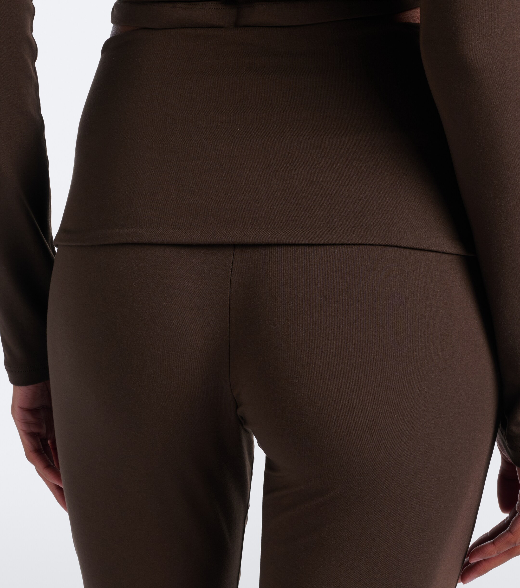 NORBA Norba Foldover flared leggings