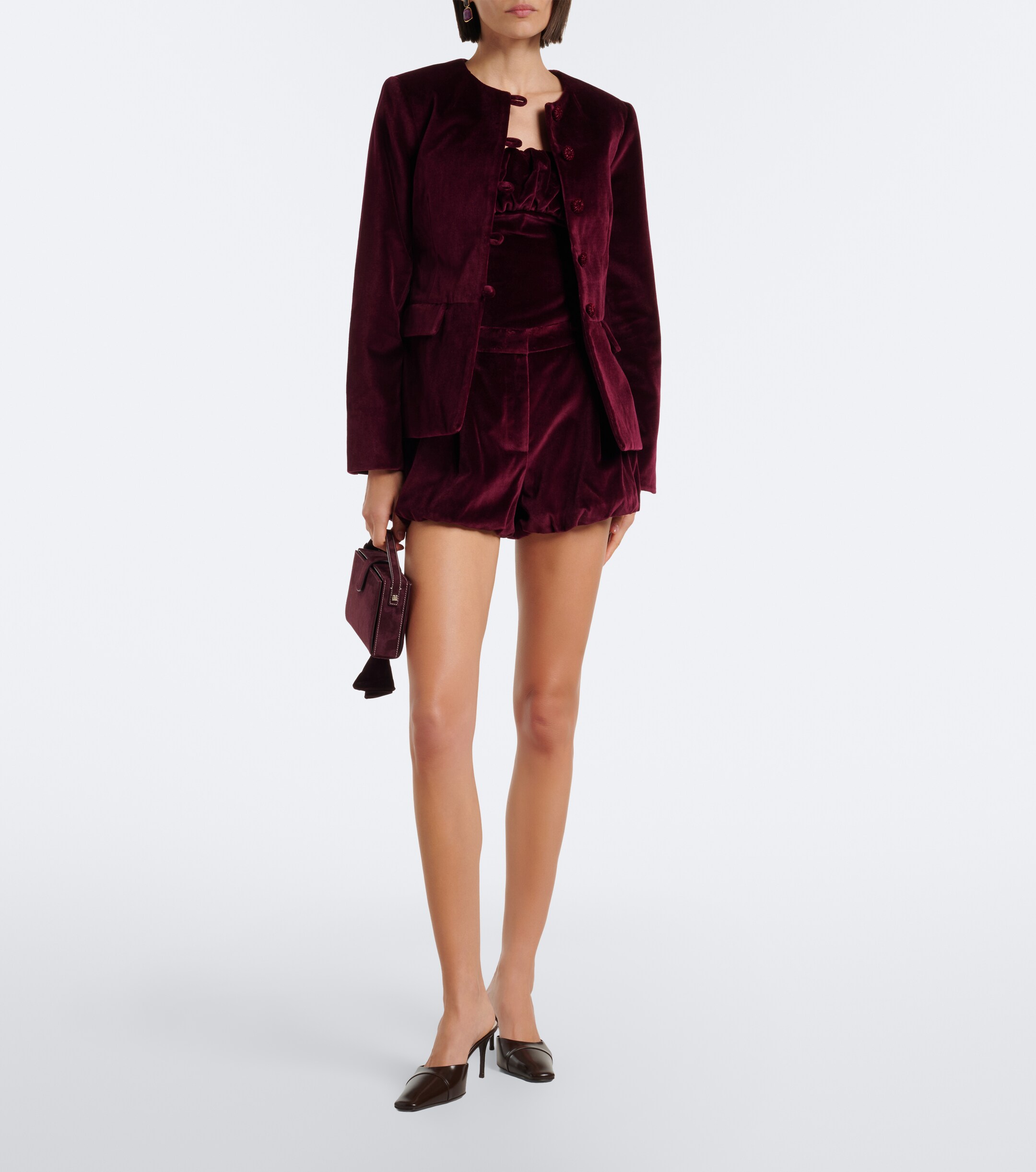 POSSE Posse Maria cotton velvet jacket