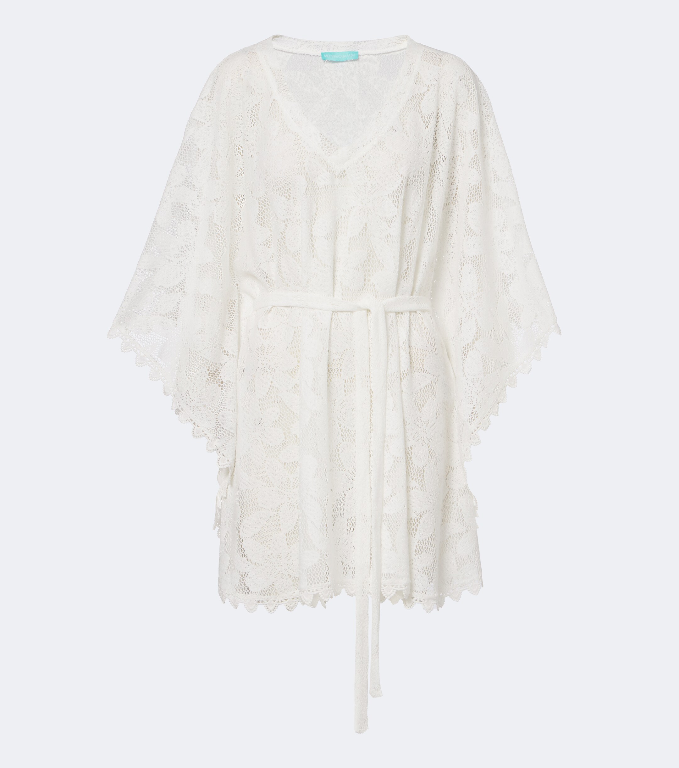 Melissa Odabash Melissa Odabash Petra floral sheer lace kaftan