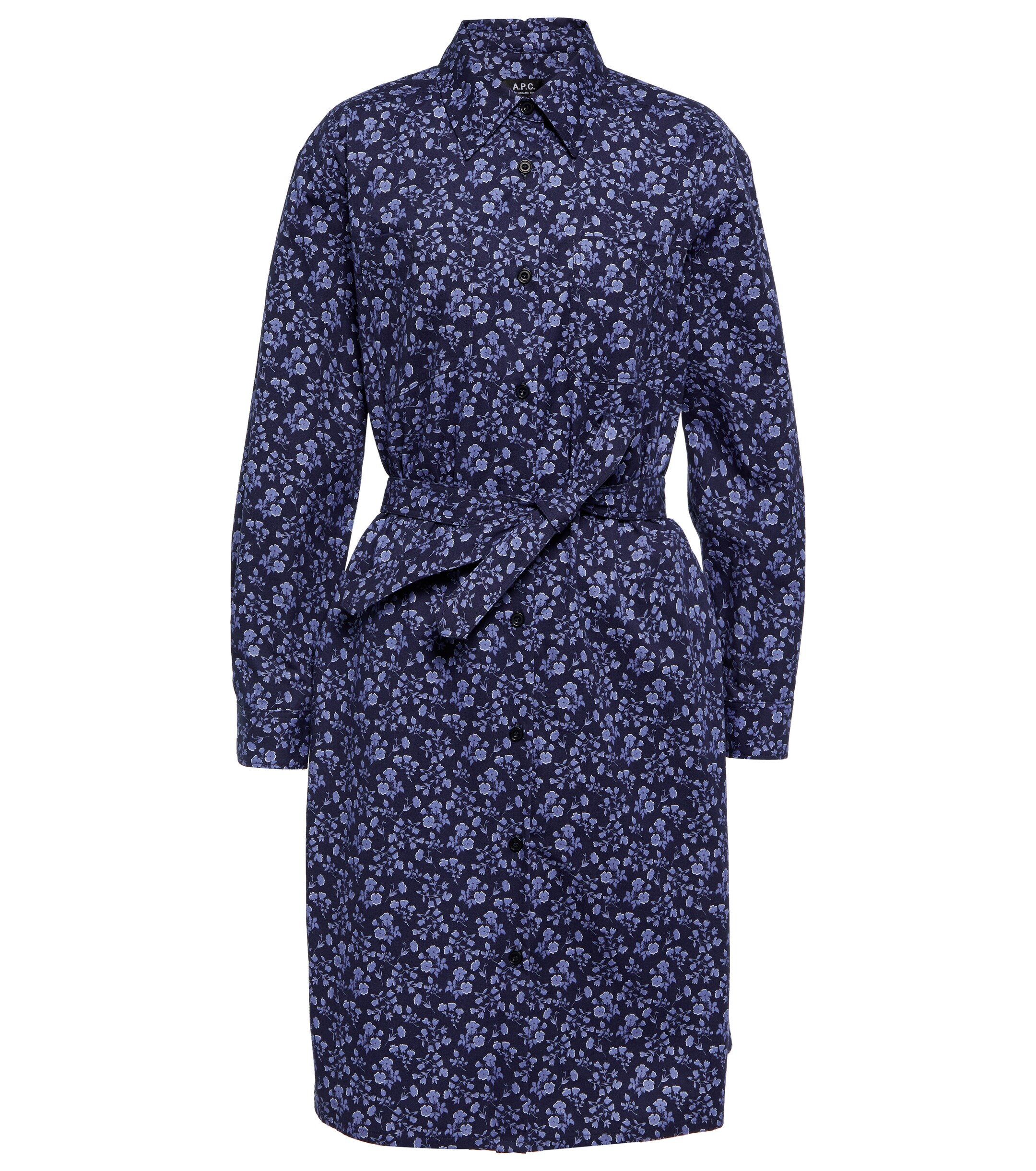 A.P.C. Pixie floral cotton shirt dress thumbnail