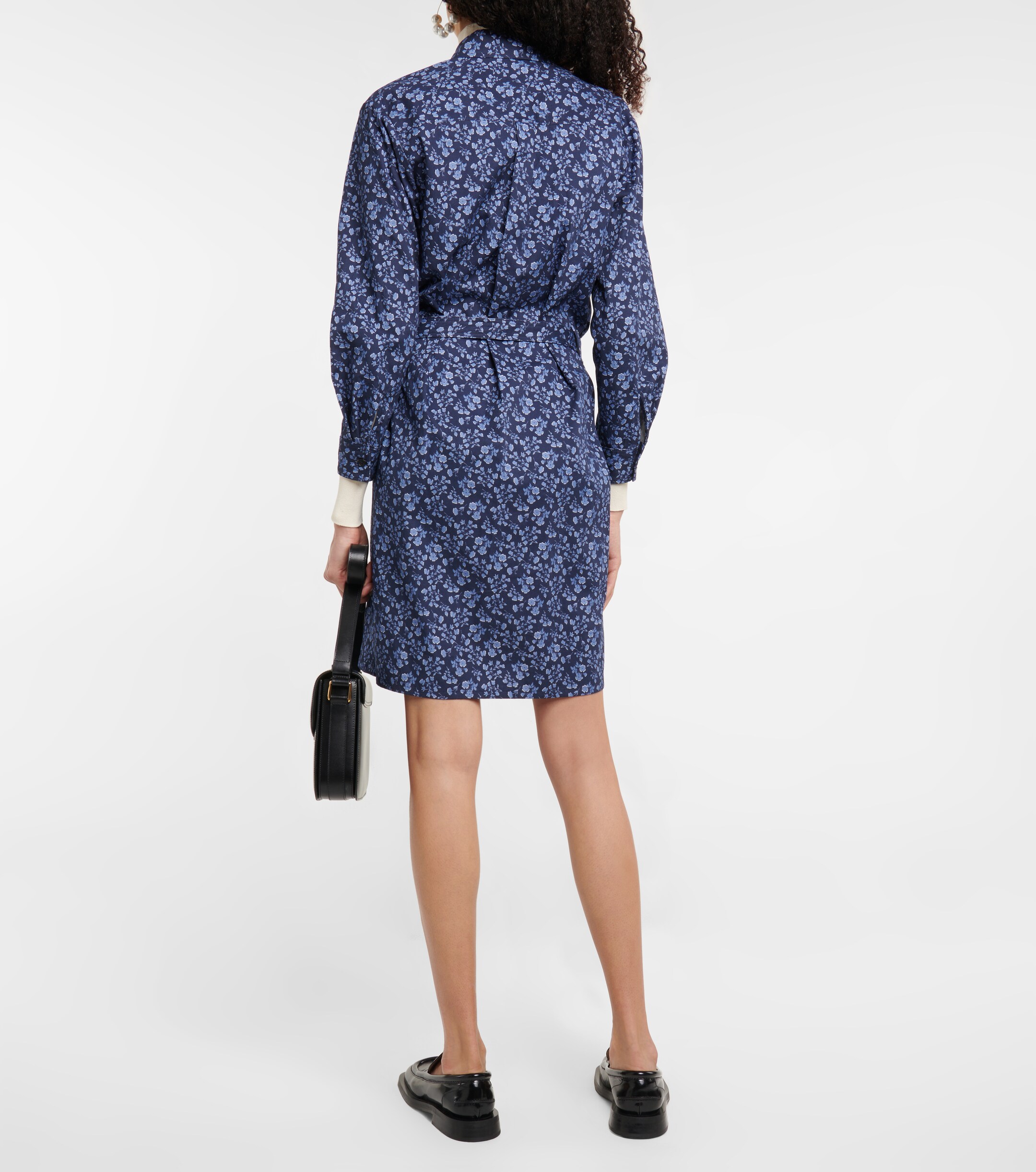 A.P.C. Pixie floral cotton shirt dress thumbnail