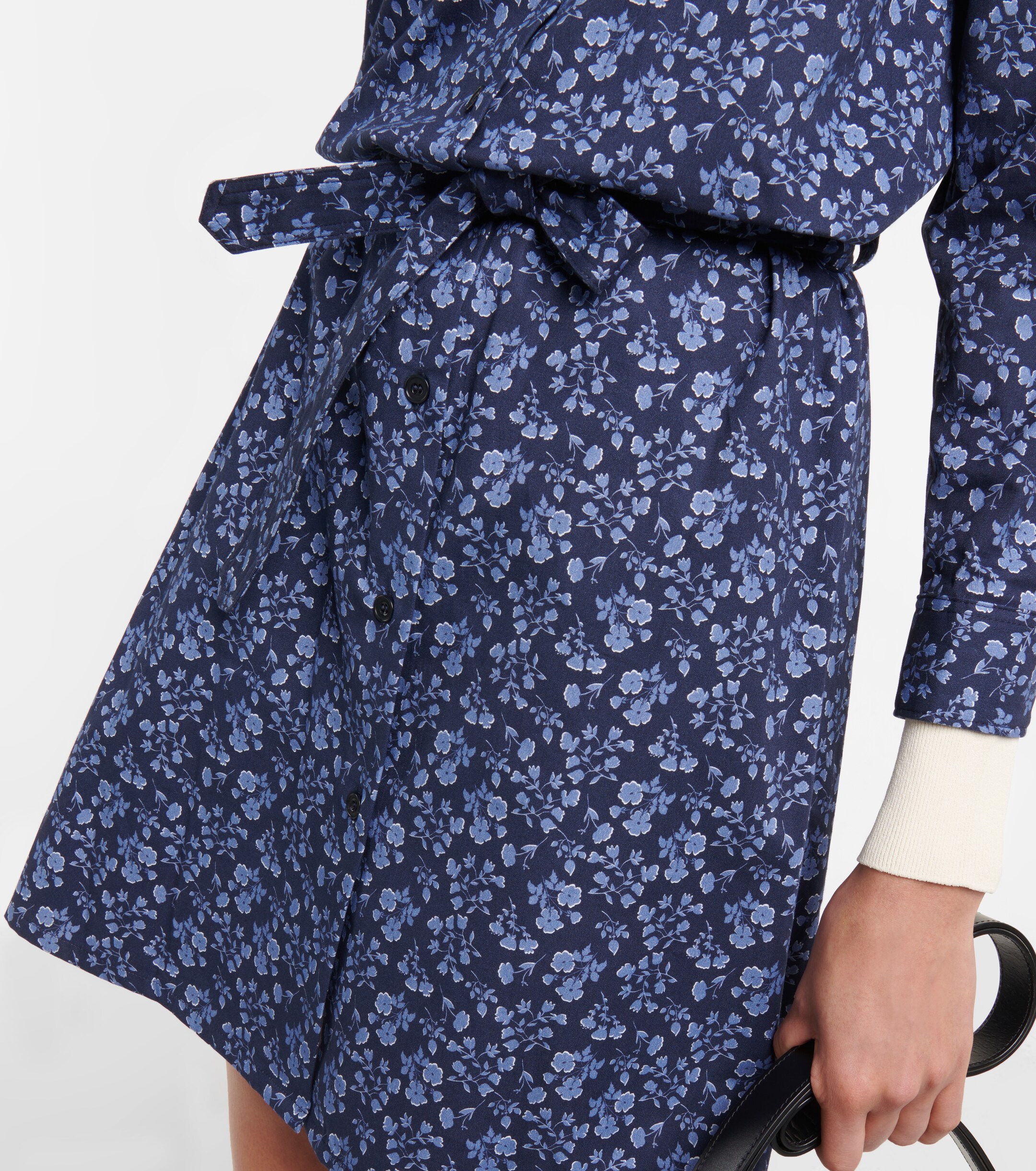 A.P.C. Pixie floral cotton shirt dress thumbnail