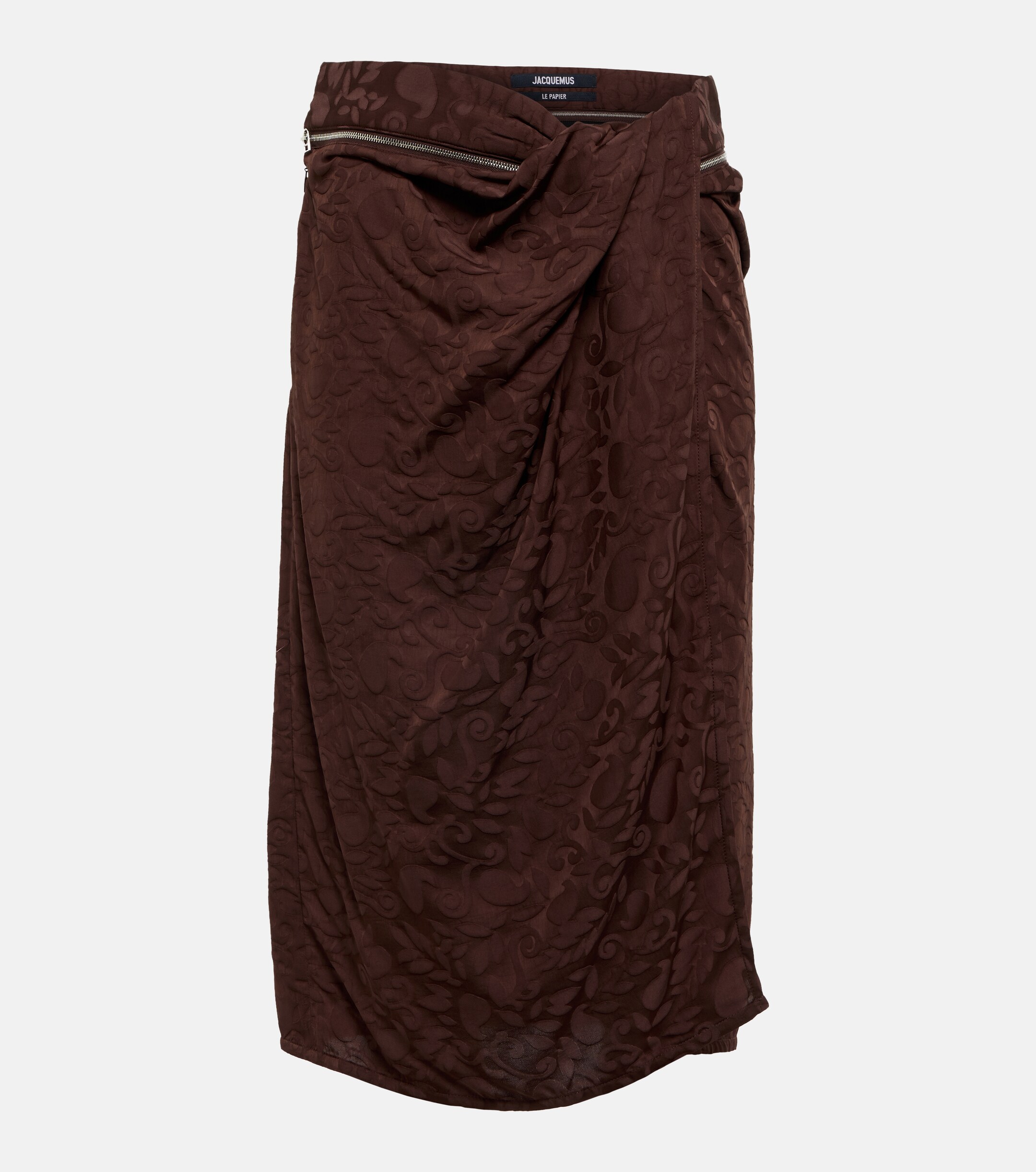 Jacquemus La Jupe Bodri printed wrap skirt thumbnail