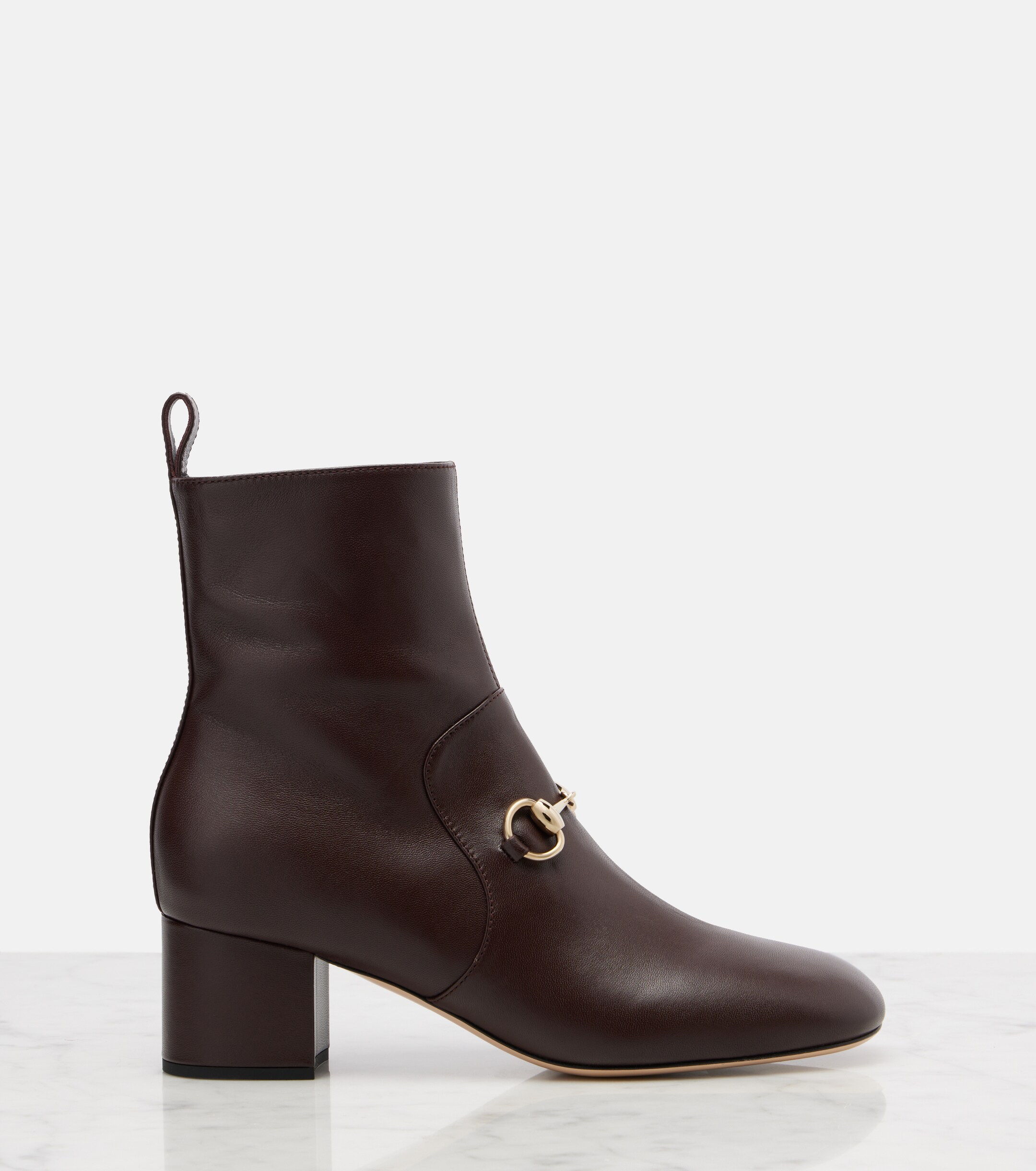 Gucci Horsebit leather ankle boots