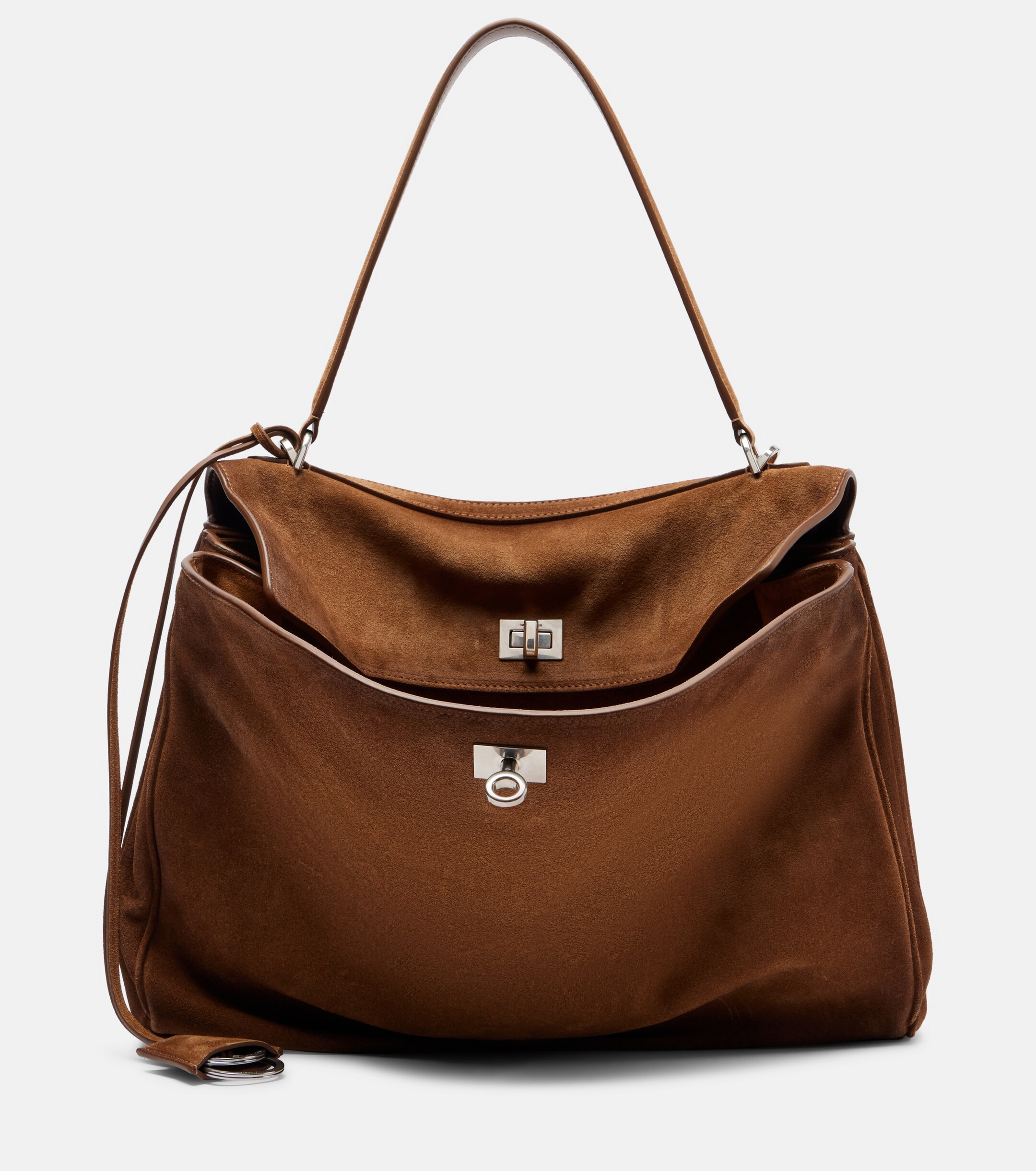 Balenciaga Rodeo Medium suede shoulder bag