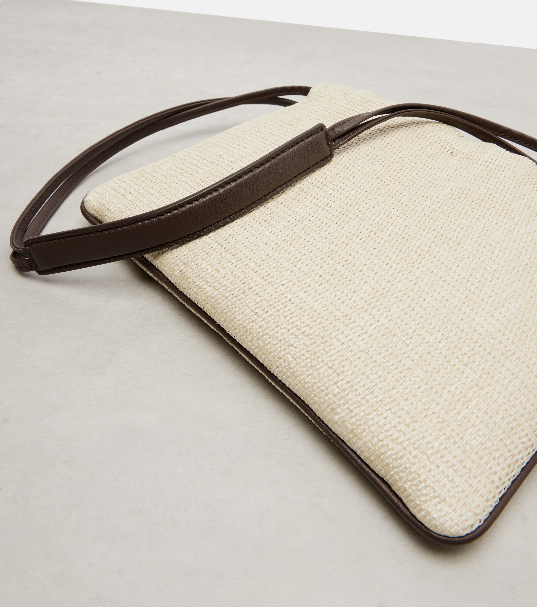 Brunello Cucinelli Mini canvas crossbody bag