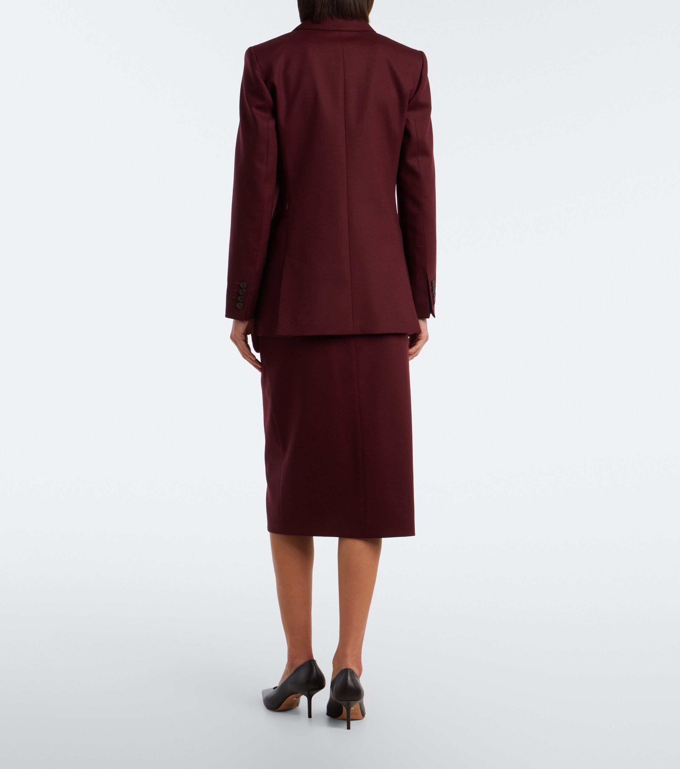 Max Mara Max Mara Wool-blend pencil skirt