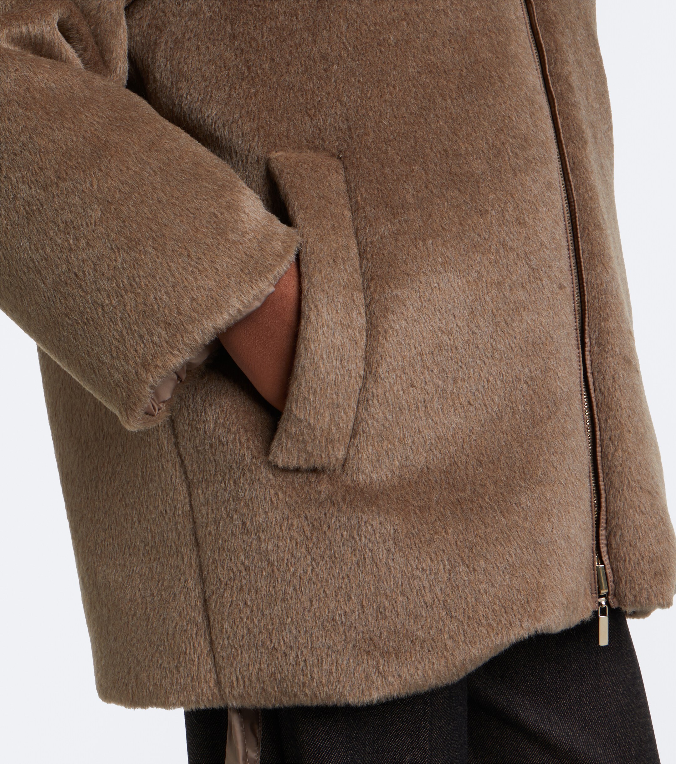 Max Mara Max Mara The Cube reversible alpaca and wool down jacket