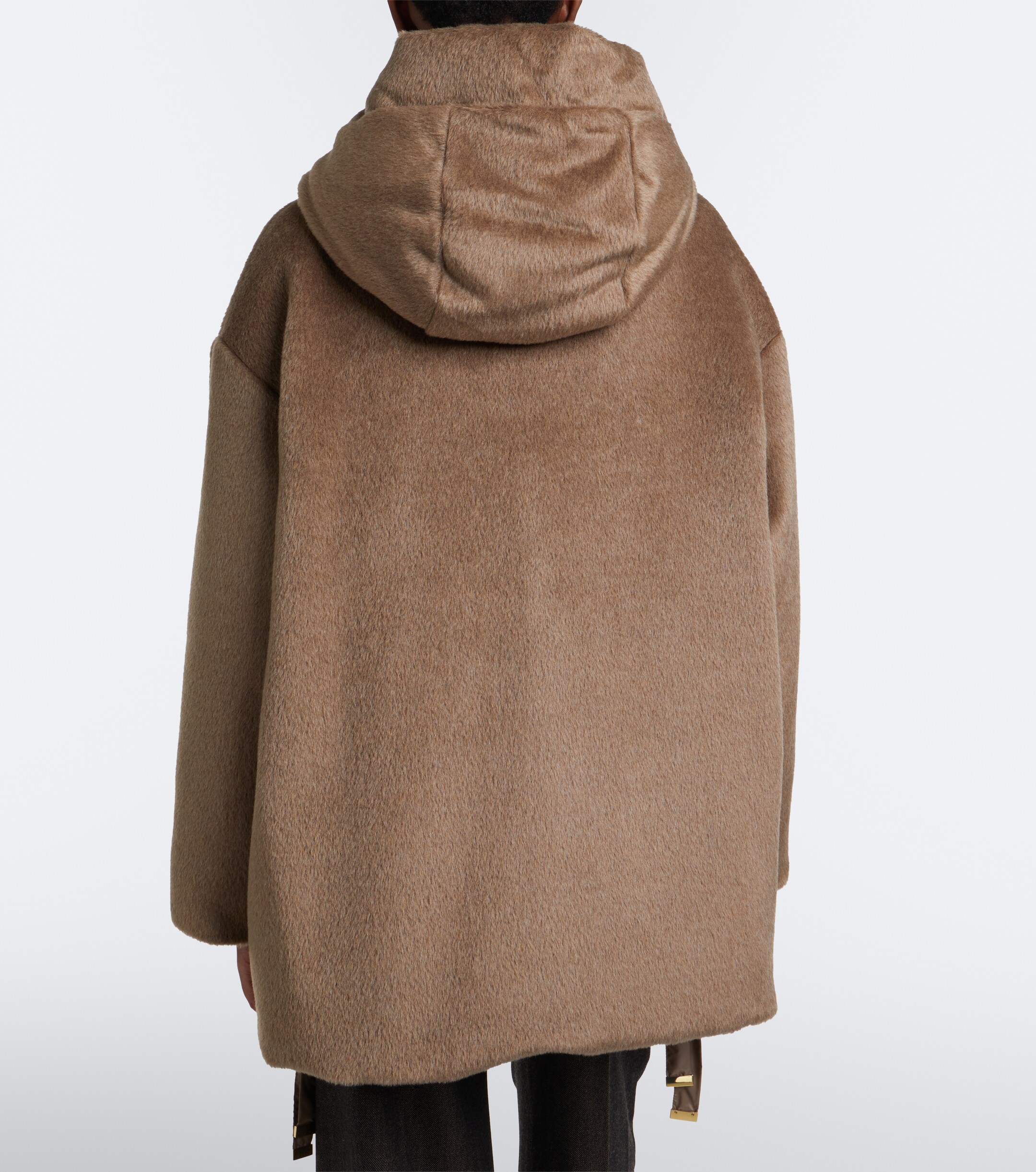 Max Mara Max Mara The Cube reversible alpaca and wool down jacket