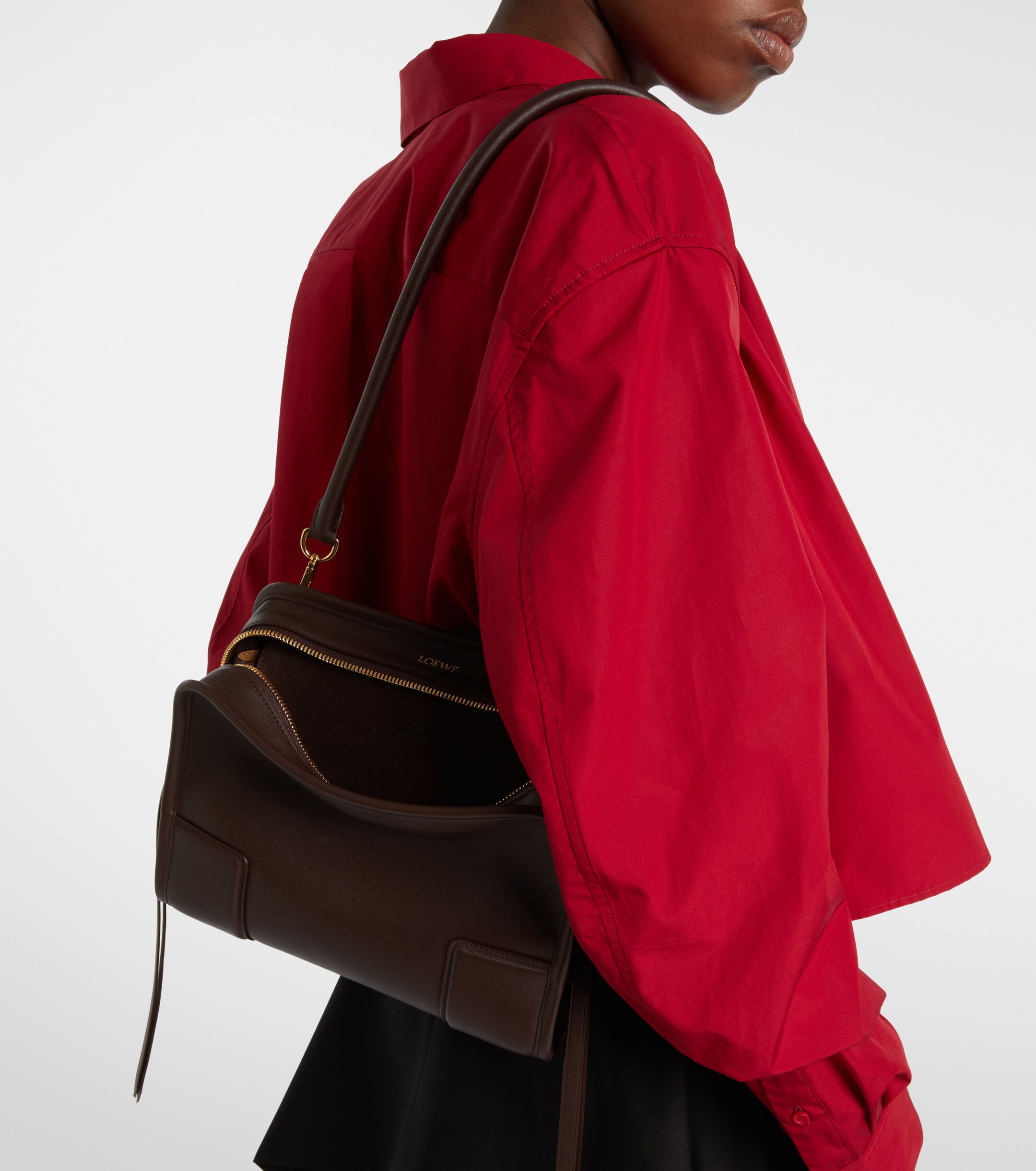 Loewe Amazona 180 Small leather top-handle bag