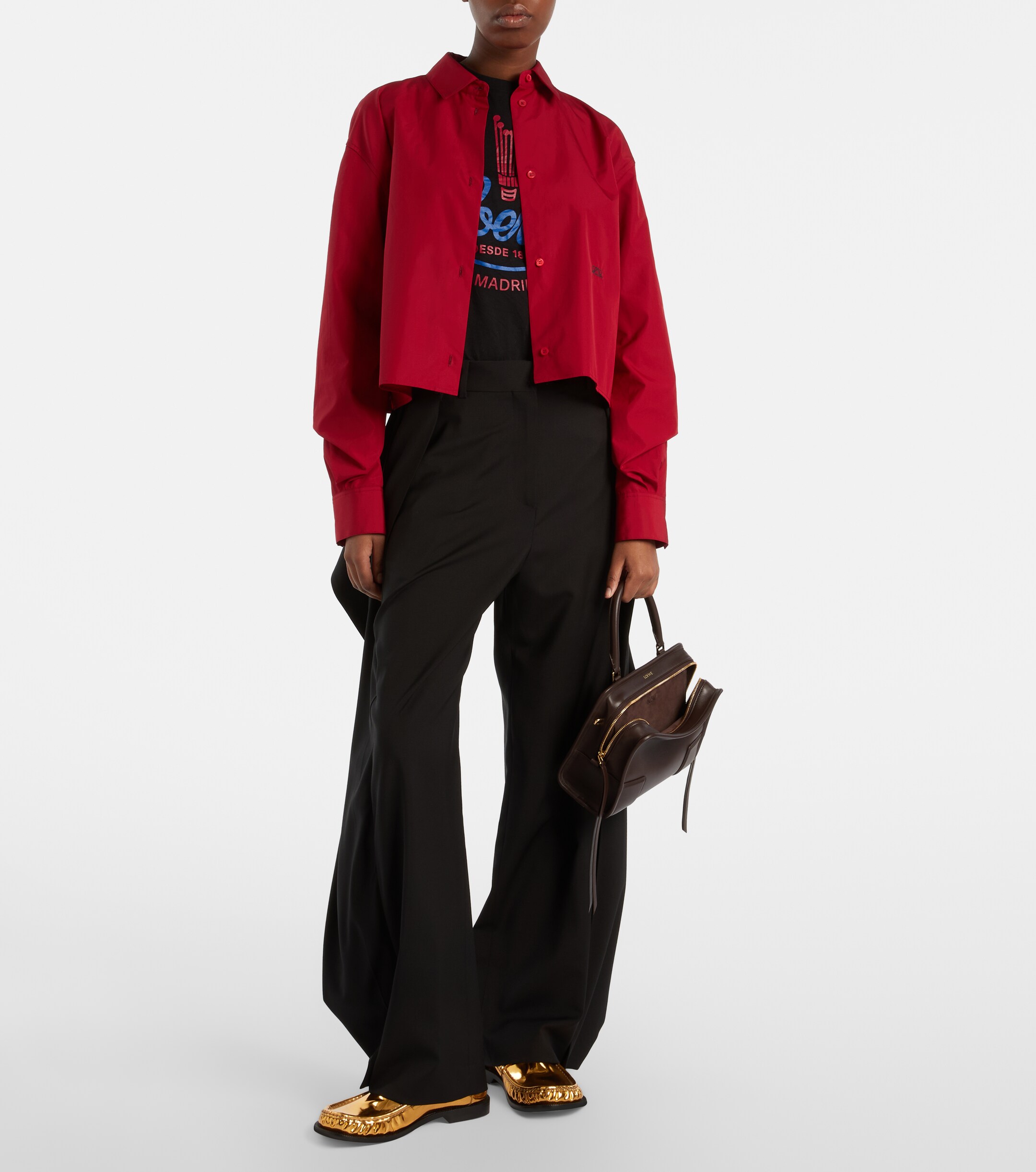 Loewe Amazona 180 Small leather top-handle bag