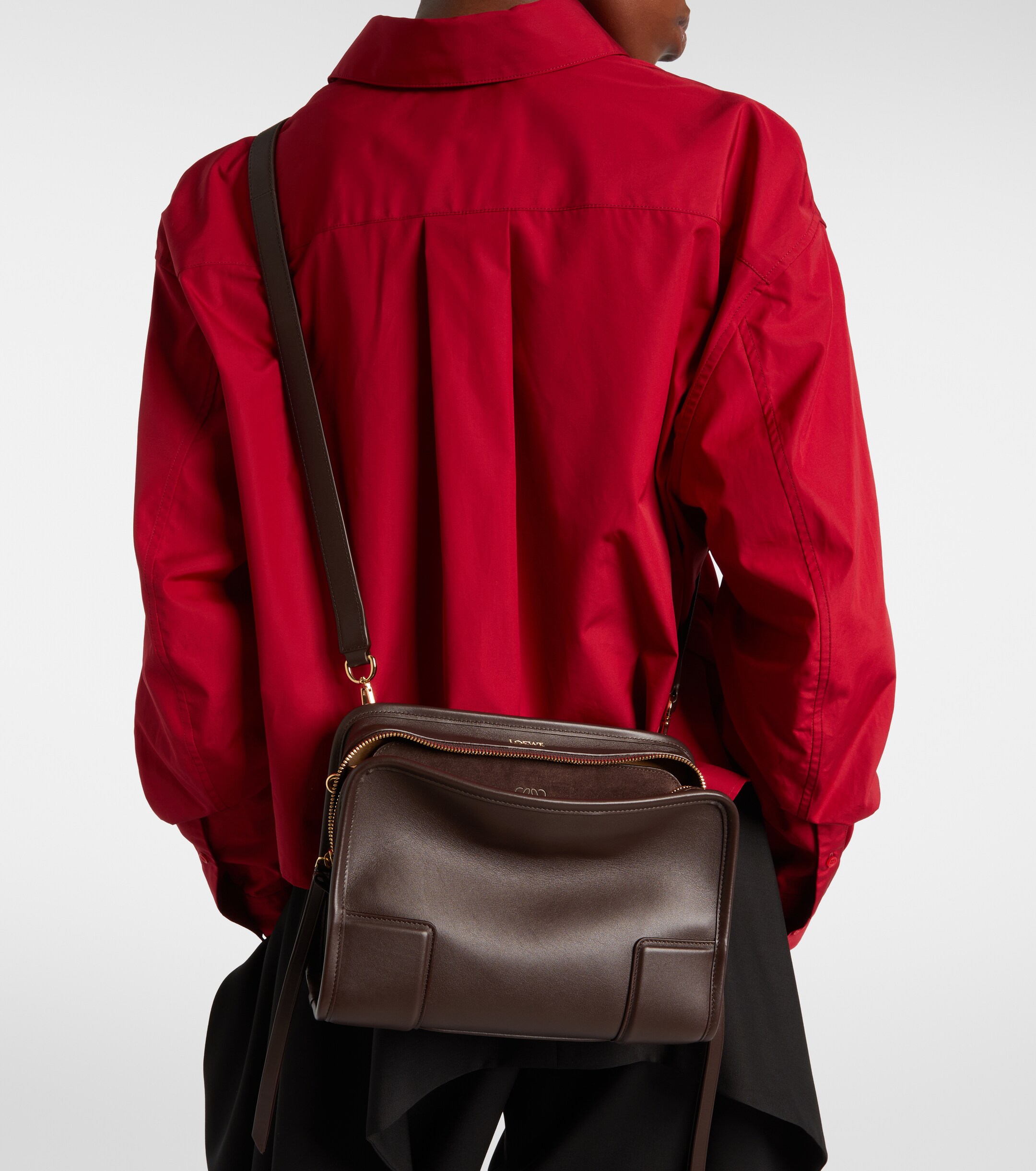 Loewe Amazona 180 Small leather top-handle bag
