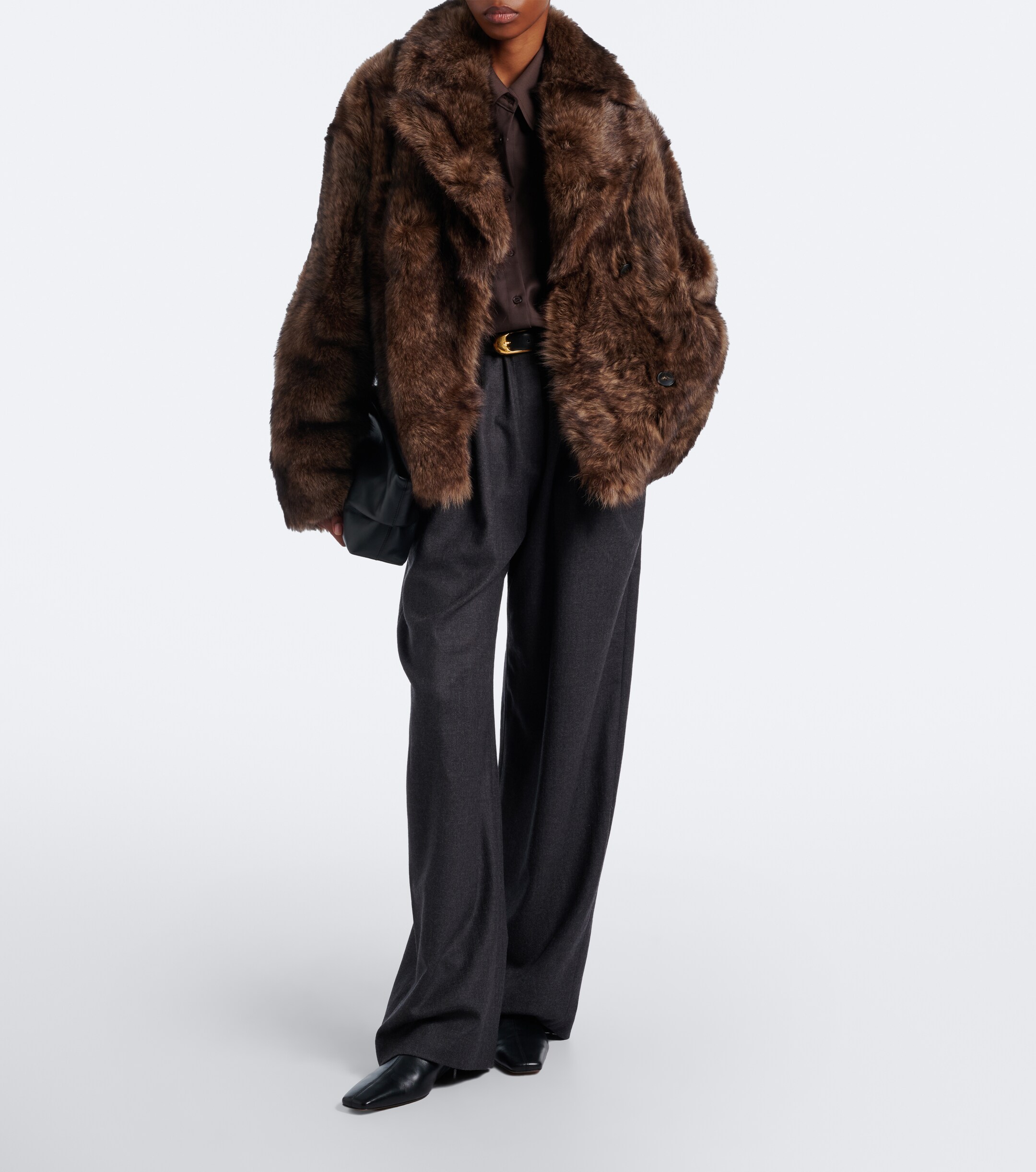 Yves Salomon Yves Salomon Double-breasted shearling jacket