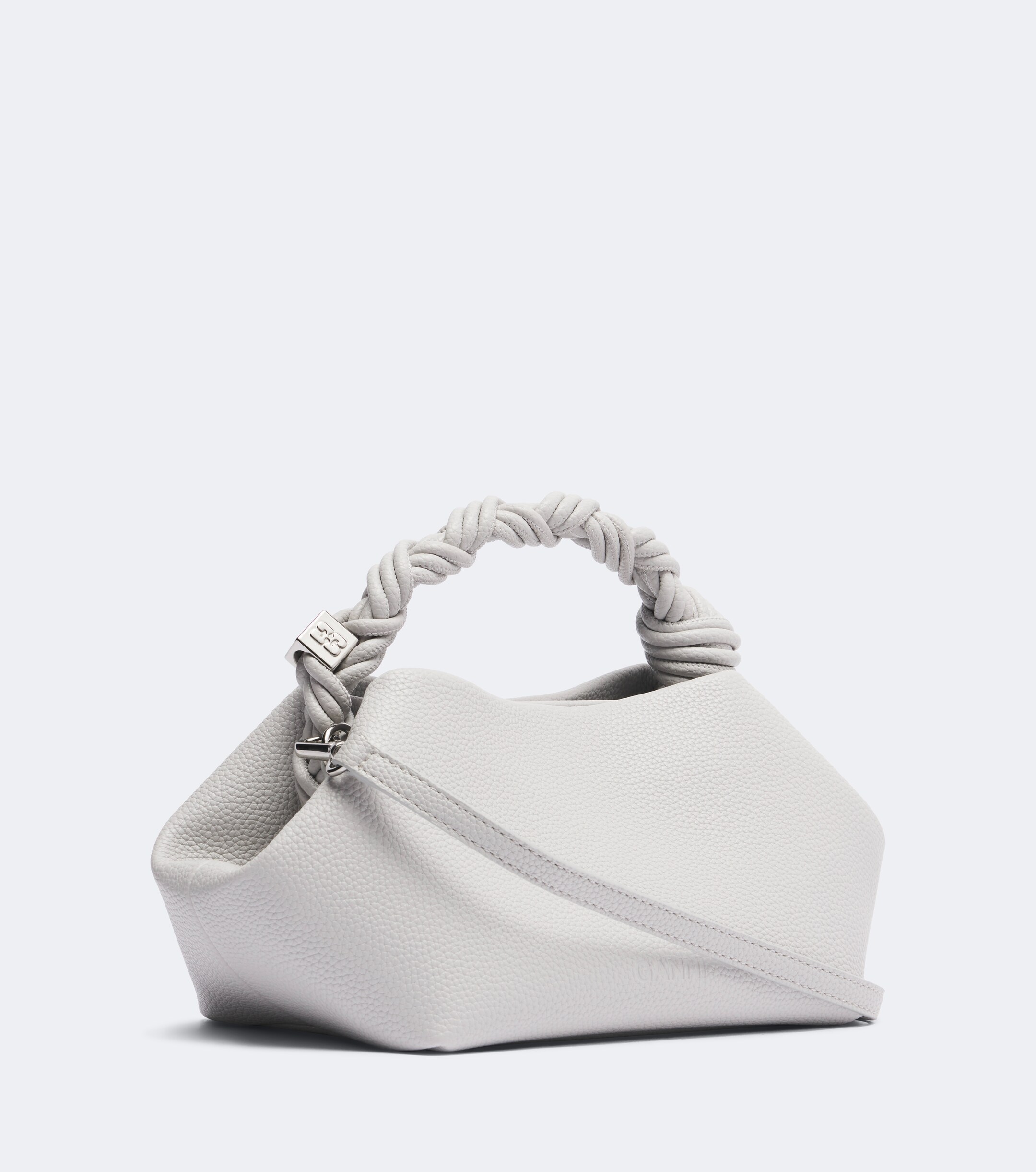 GANNI Bou Mini leather top-handle bag