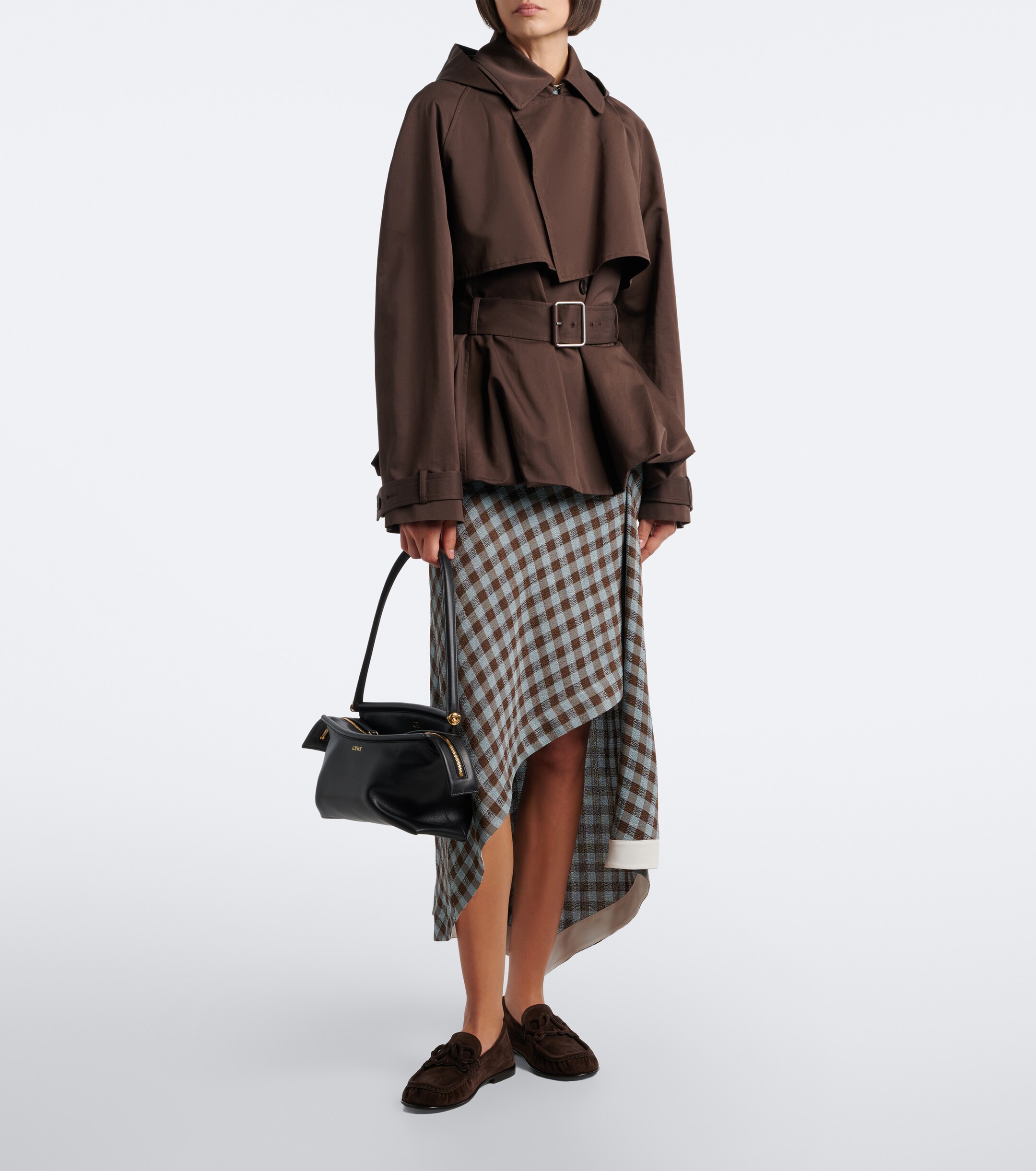 Loewe Loewe Double L suede loafers