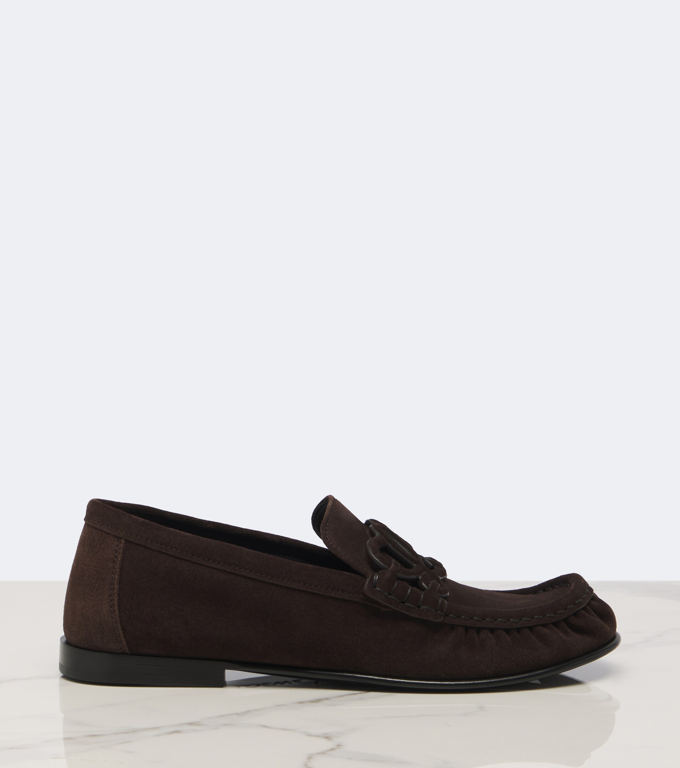 Loewe Loewe Double L suede loafers