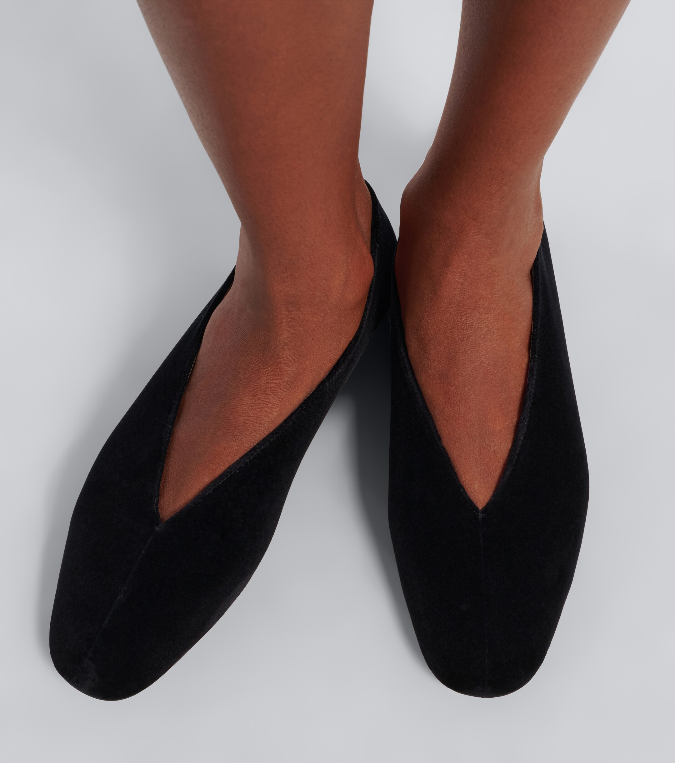 LE MONDE BERYL Le Monde Béryl Olympia velvet ballet flats