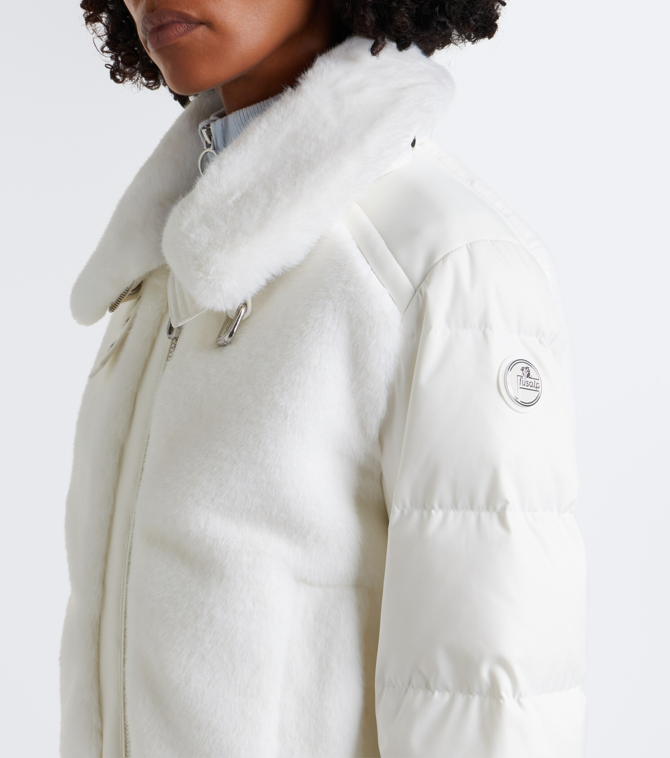 FUSALP Fusalp Lenagima teddy down ski jacket