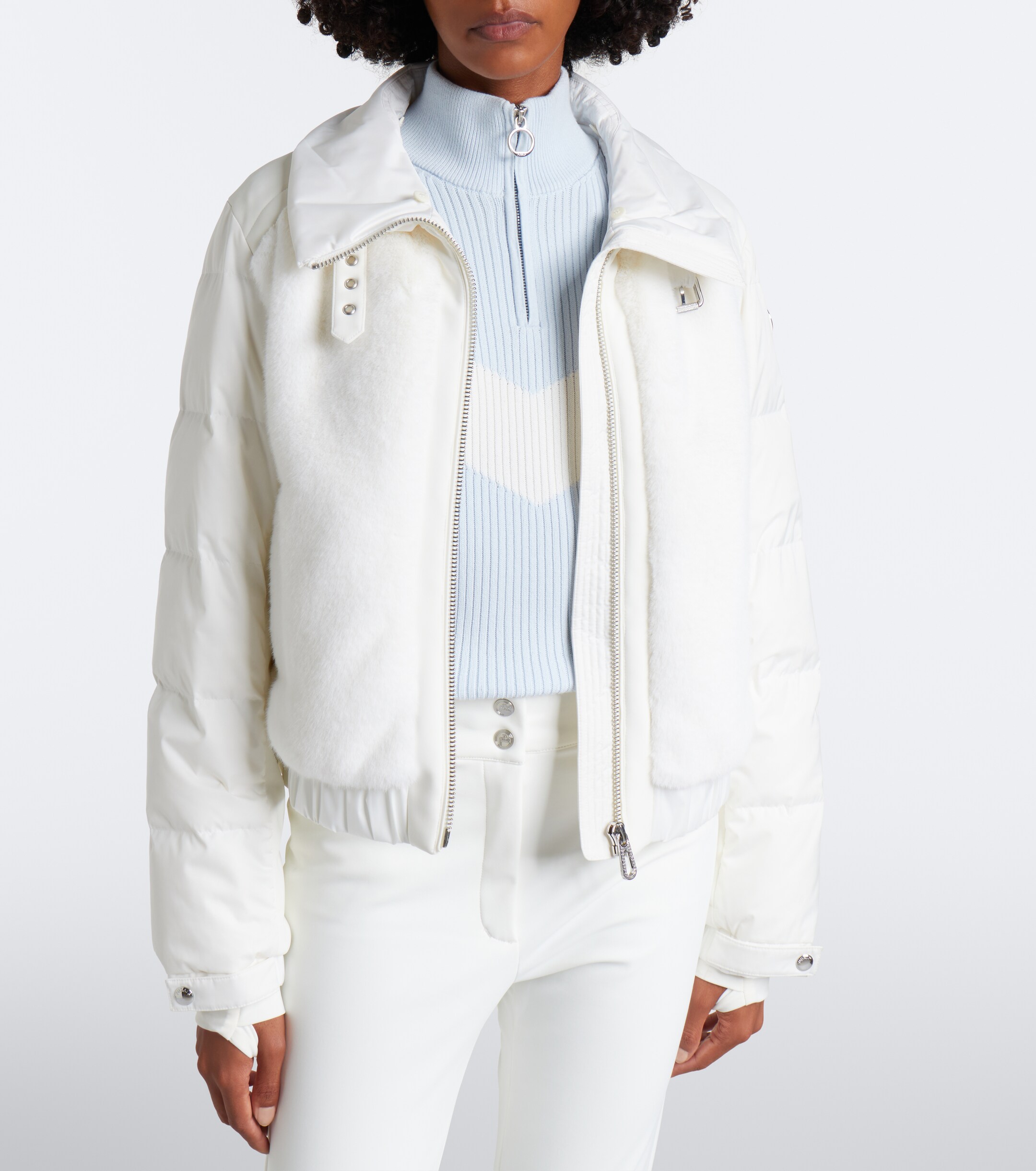 FUSALP Fusalp Lenagima teddy down ski jacket