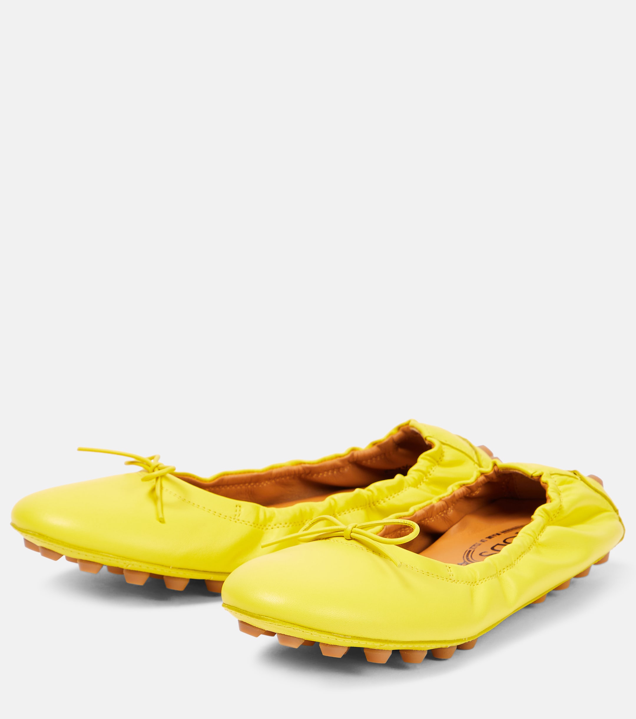 Tod's Bubble Ballerinas leather ballet flats