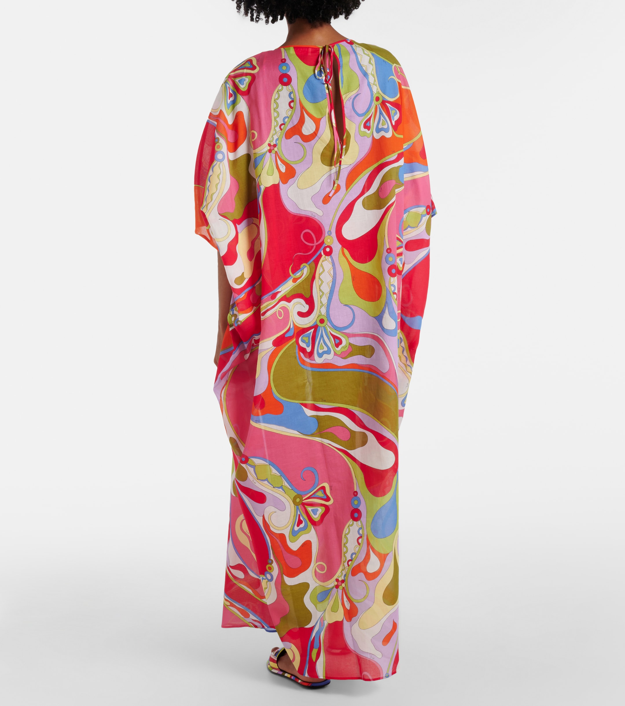 Pucci Orchidee cotton muslin kaftan