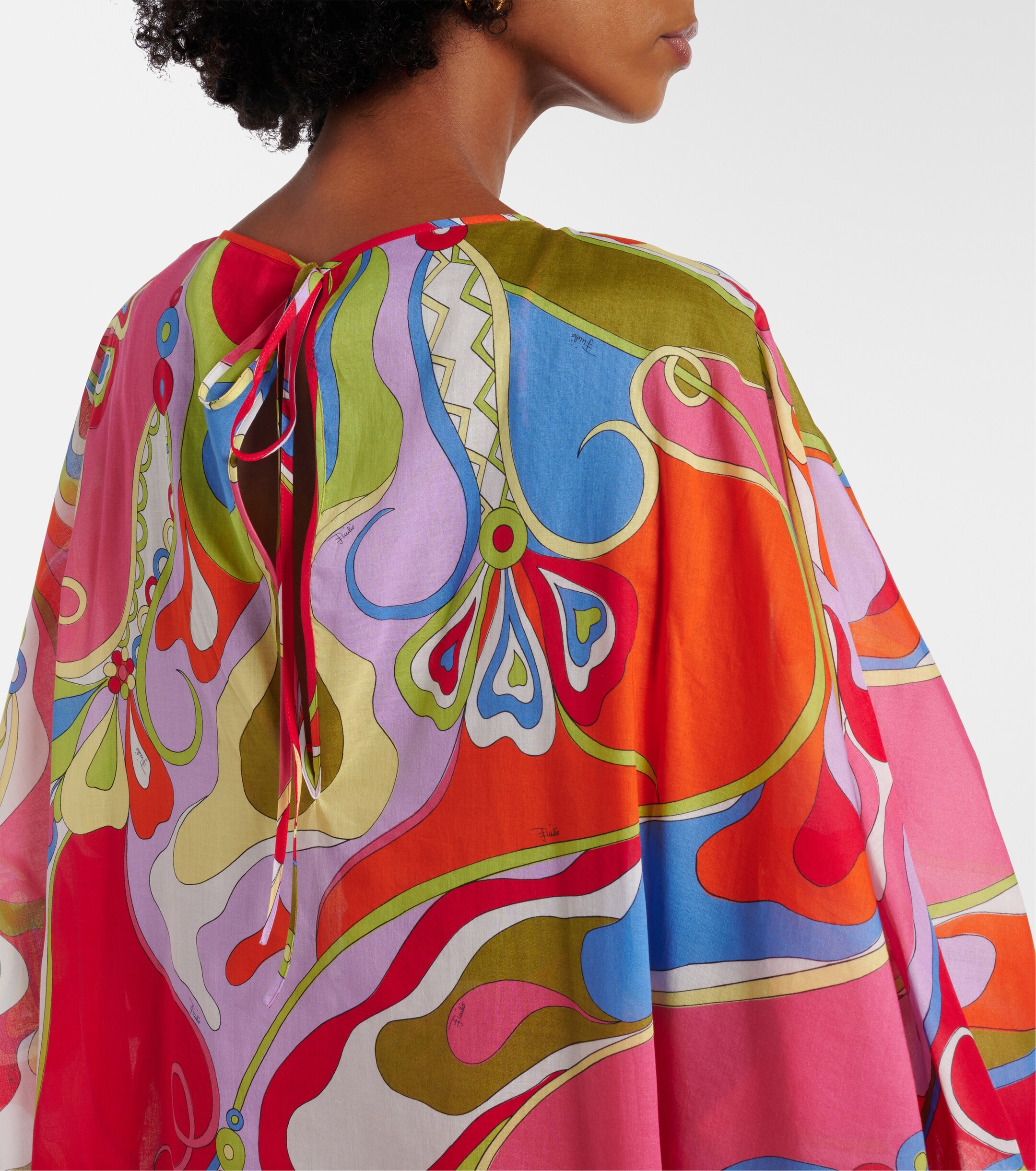 Pucci Orchidee cotton muslin kaftan