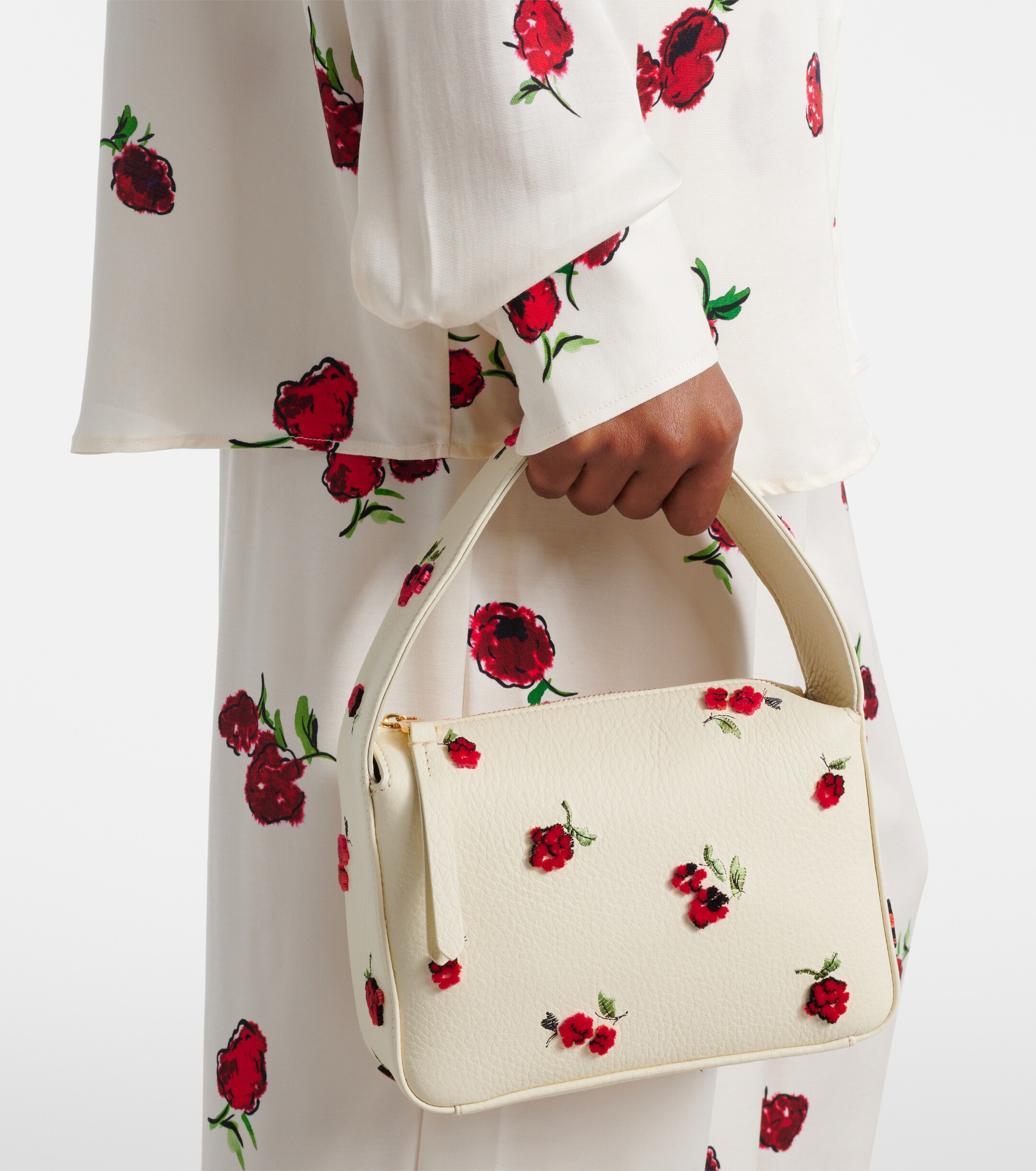 KHAITE Elena Small leather shoulder bag