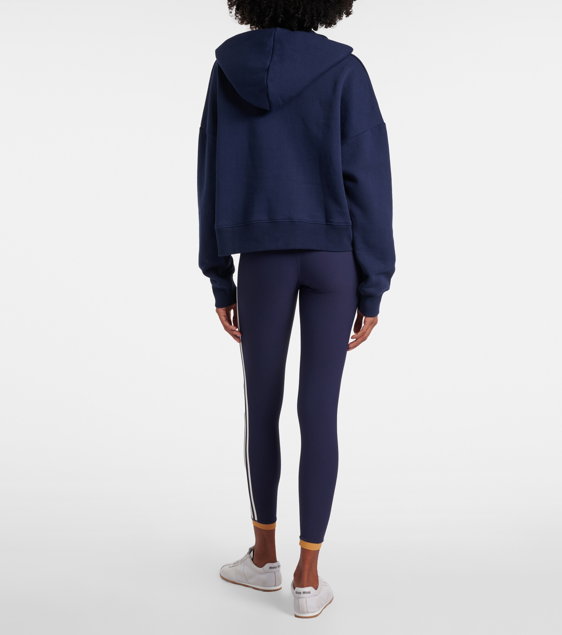 The Upside The Upside Byron logo cotton jersey hoodie