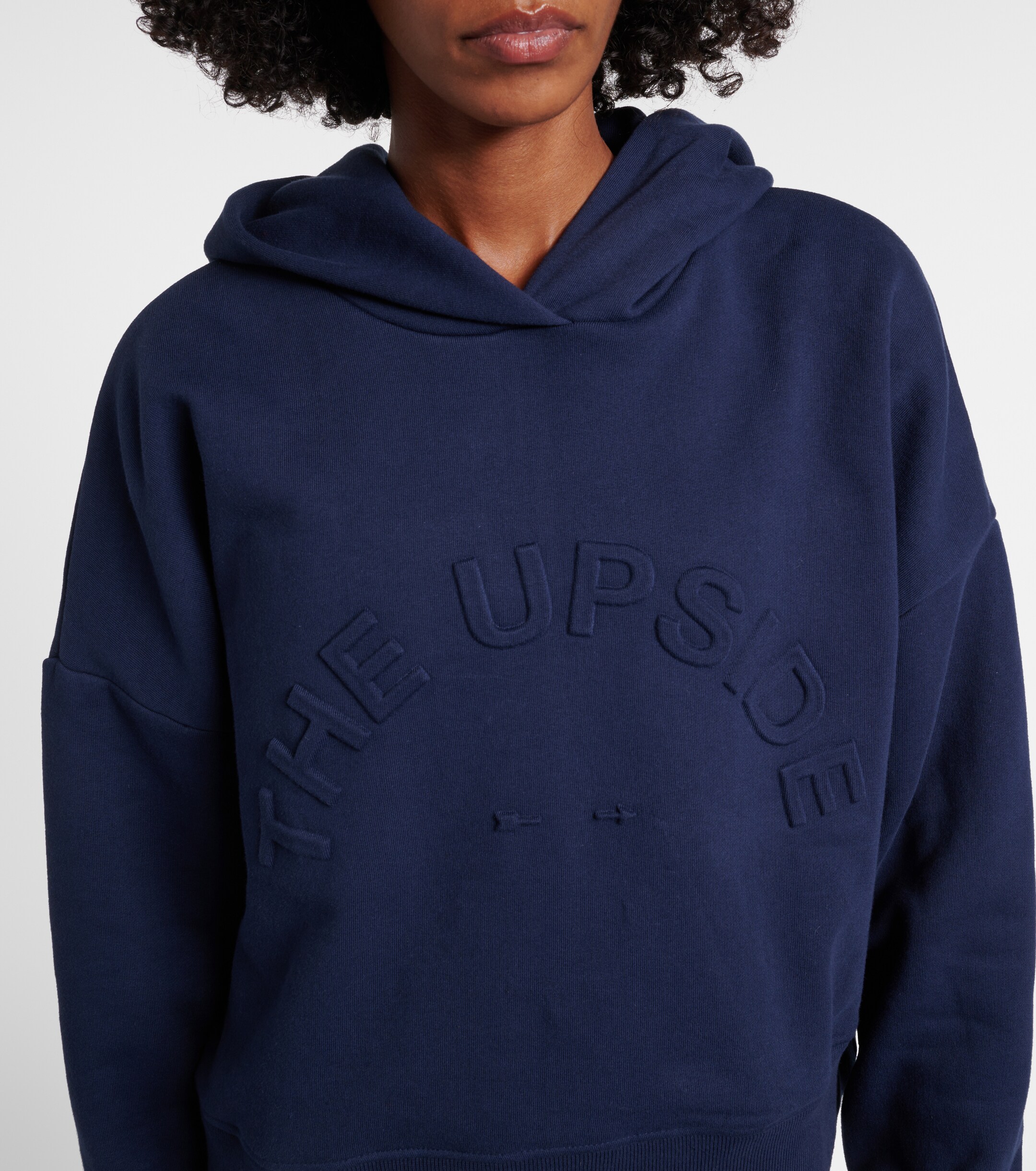 The Upside The Upside Byron logo cotton jersey hoodie