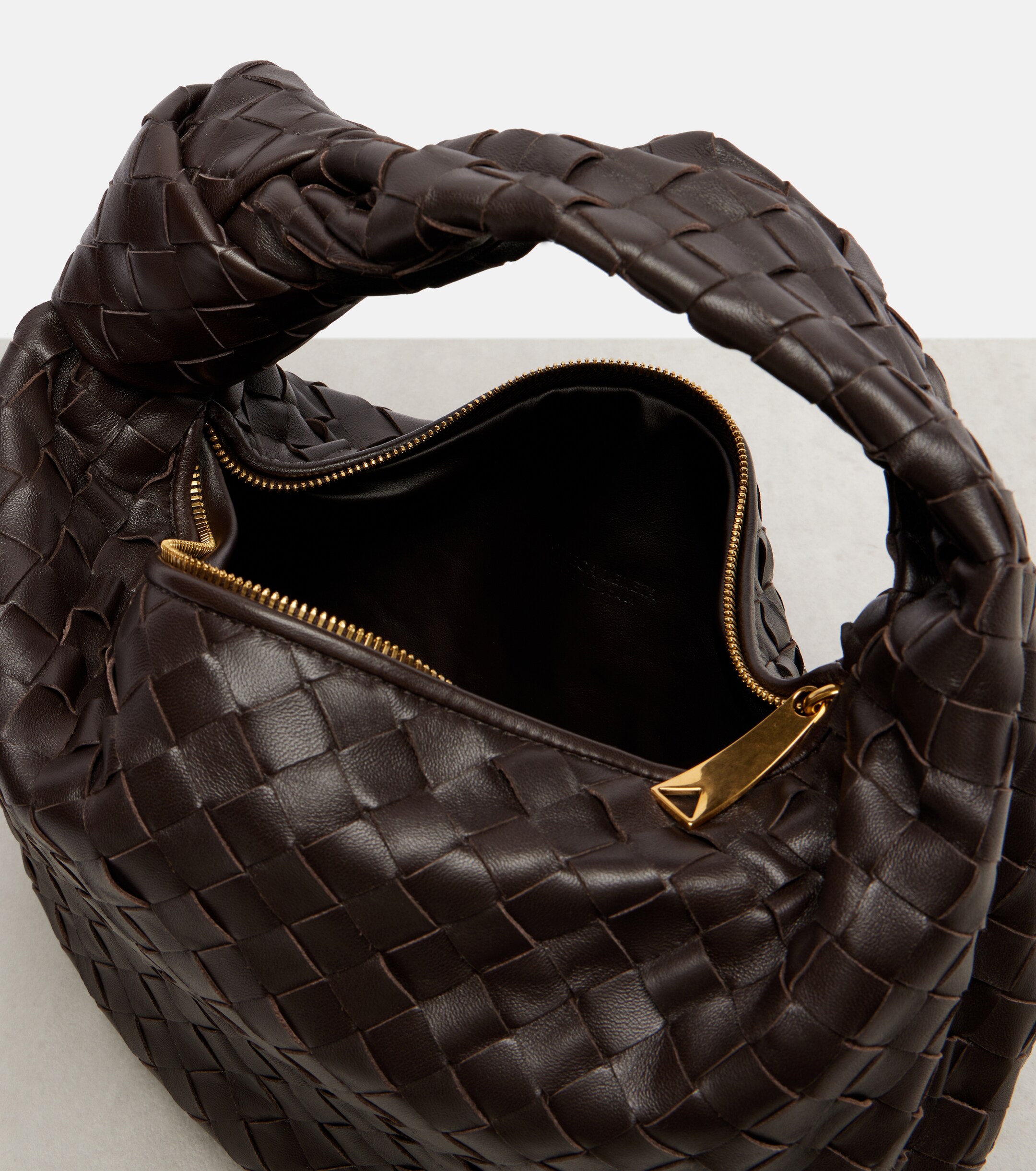 Bottega Veneta Jodie Small Intrecciato leather shoulder bag