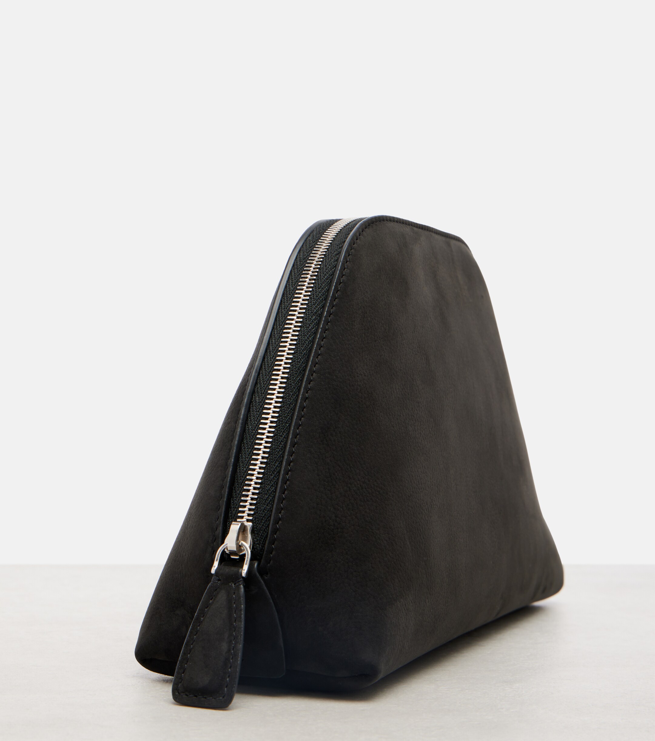 The Row Devon suede clutch
