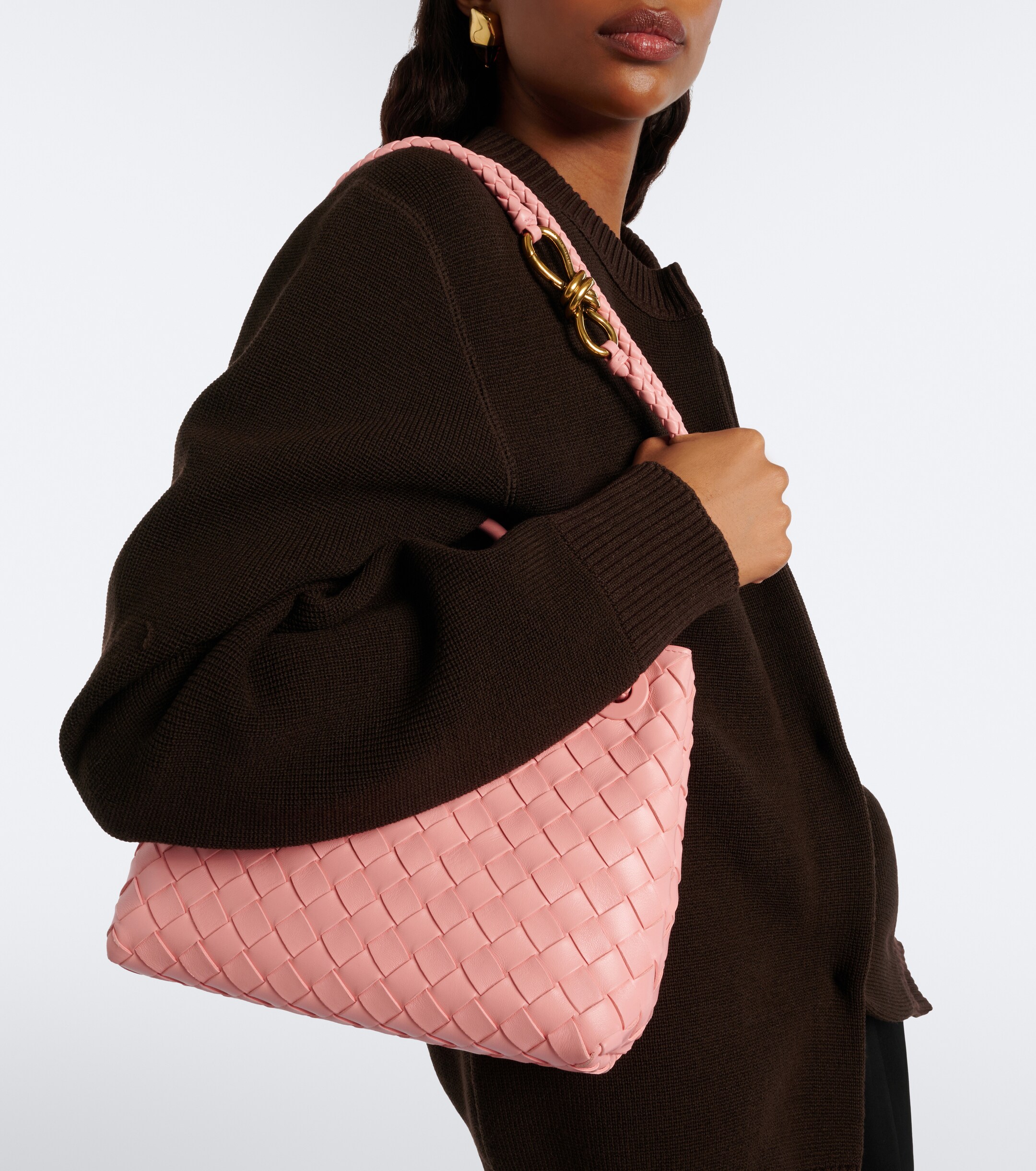Bottega Veneta Andiamo Small leather top-handle bag