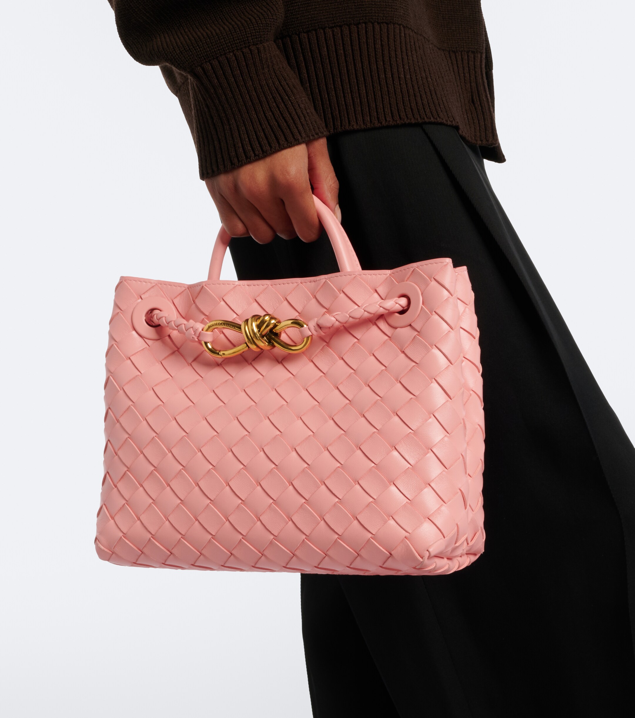 Bottega Veneta Andiamo Small leather top-handle bag