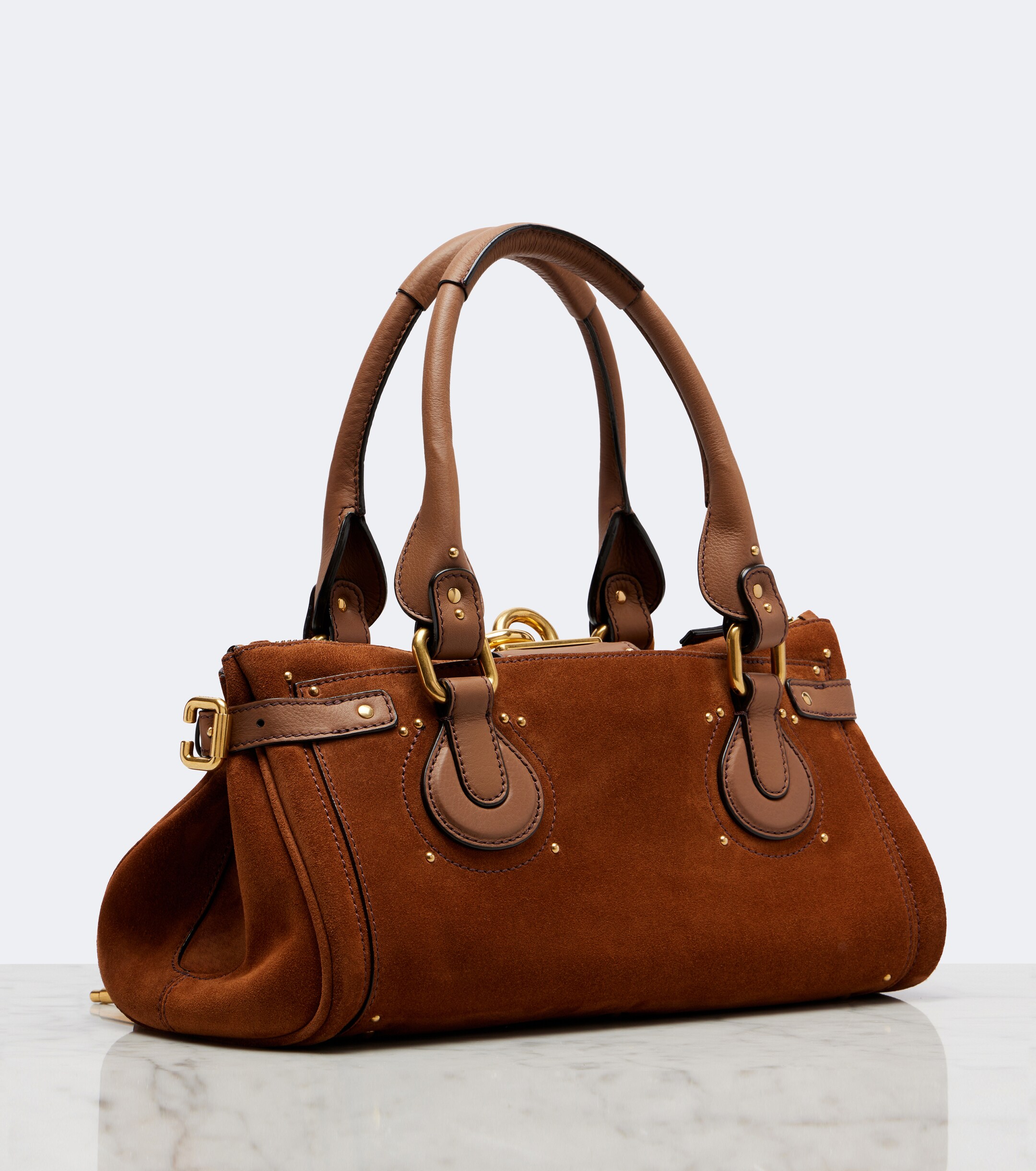 Chloé Paddington suede shoulder bag