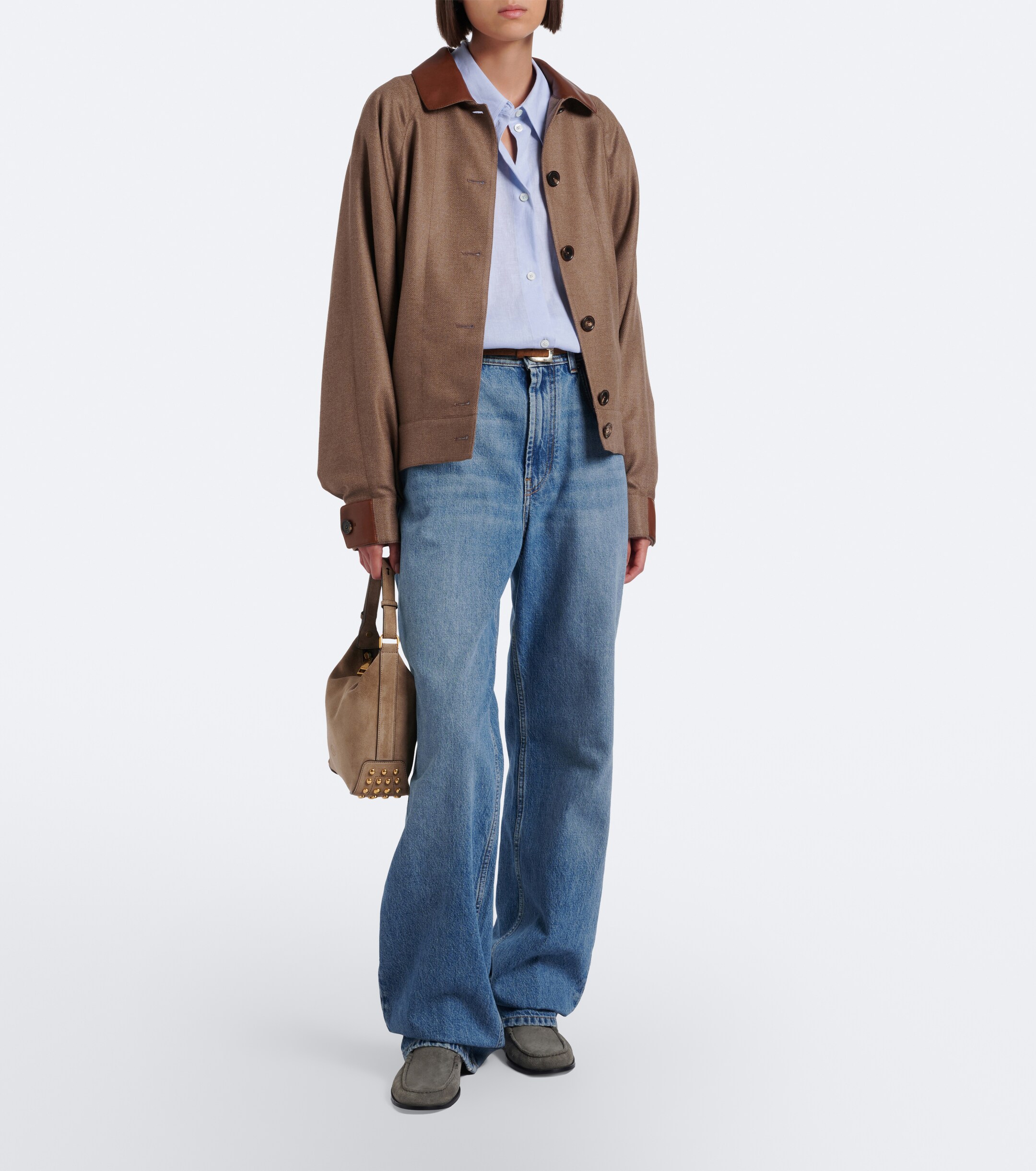 Tod's Sacca Mini suede shoulder bag