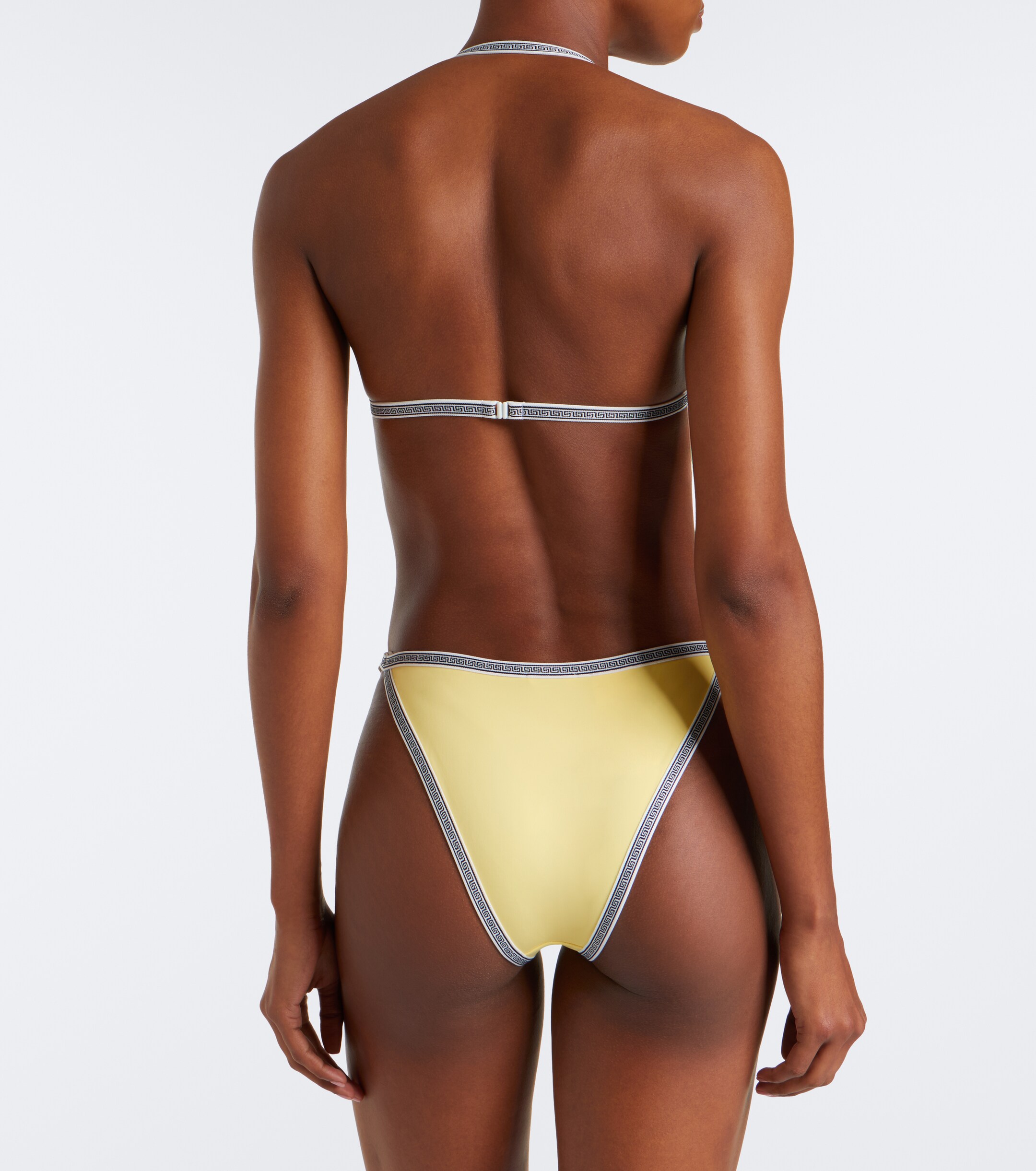 Versace Versace Greca embroidered bikini bottoms