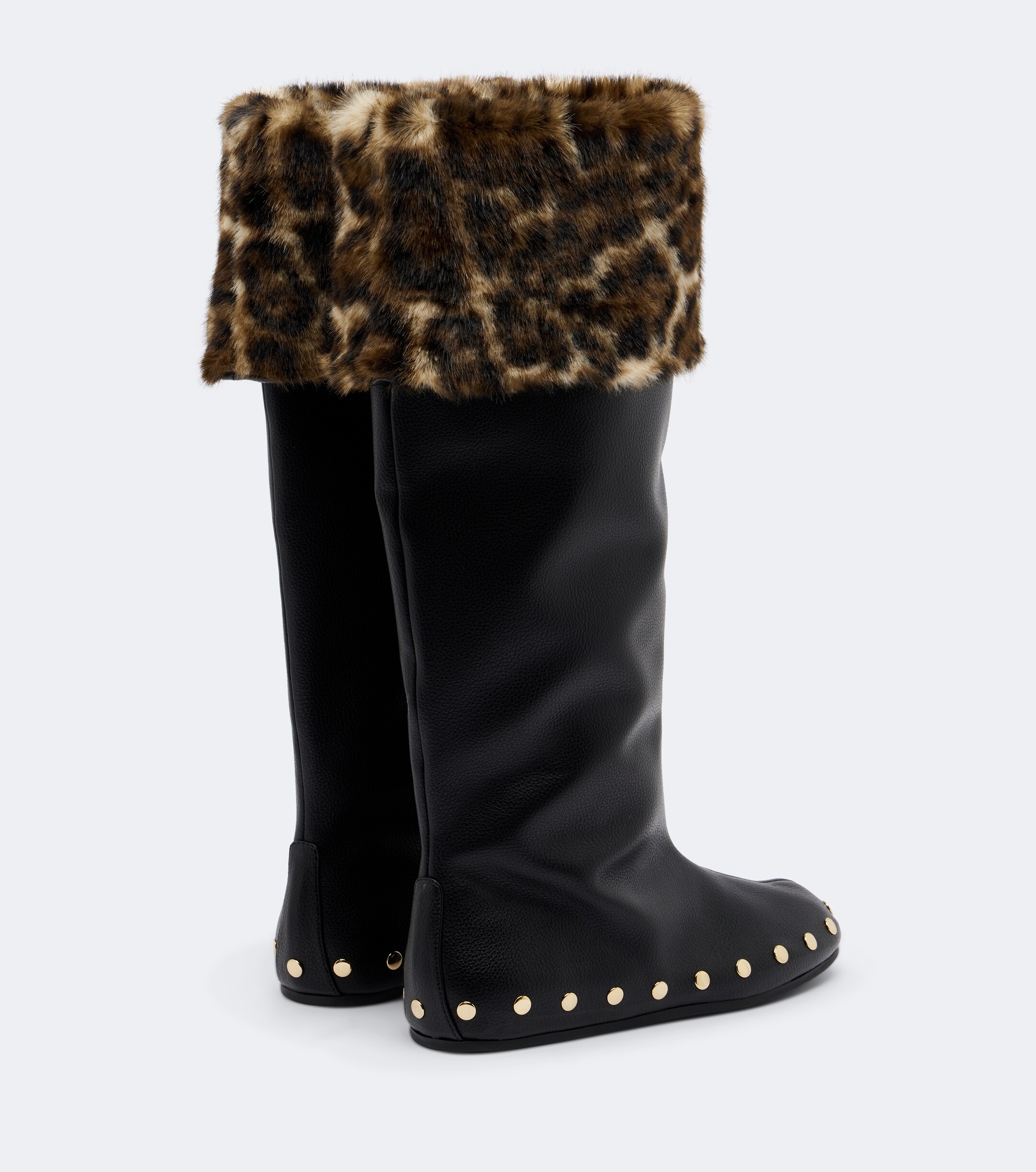 GANNI Ganni Jenny studded knee-high boots