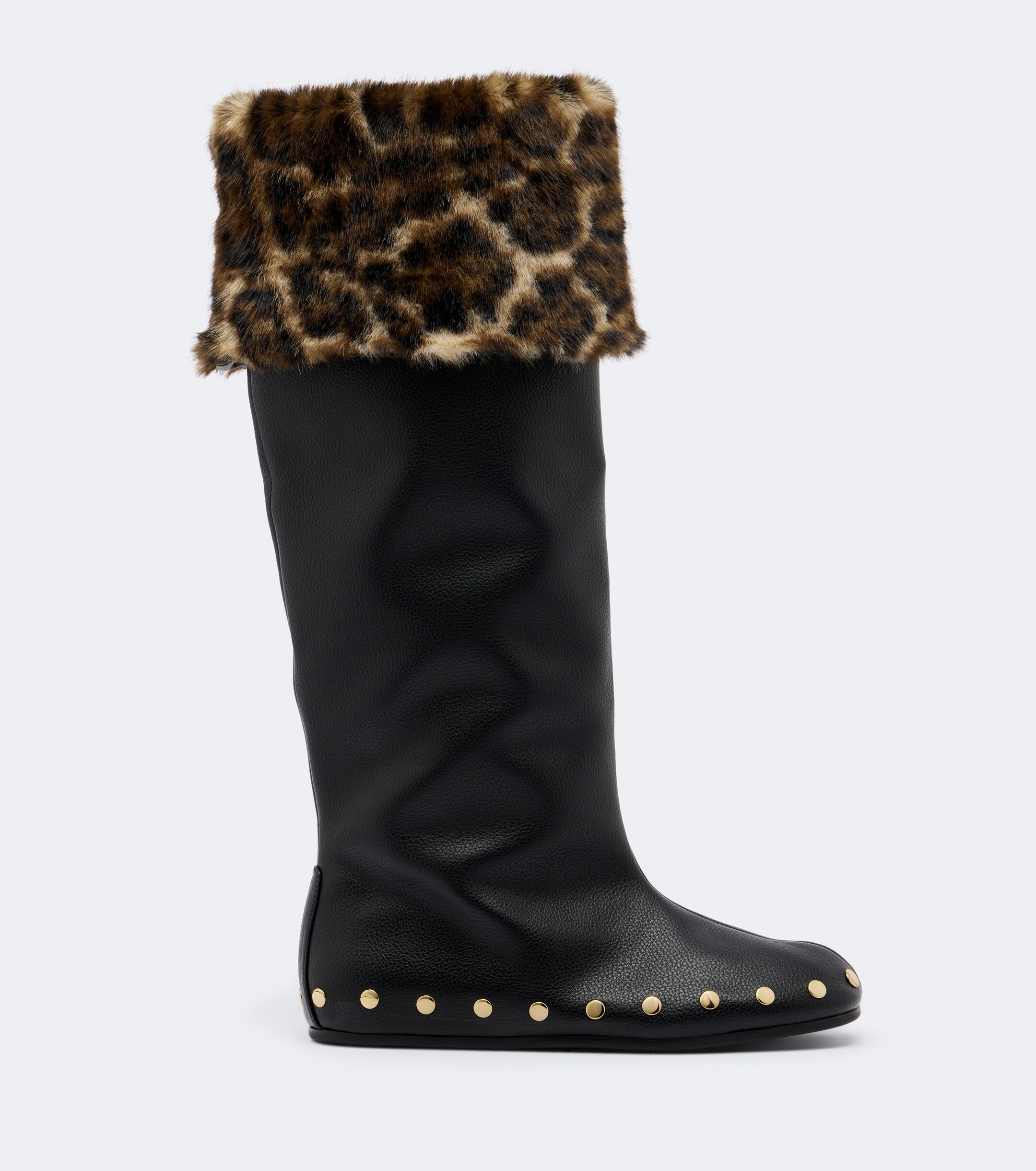 GANNI Ganni Jenny studded knee-high boots