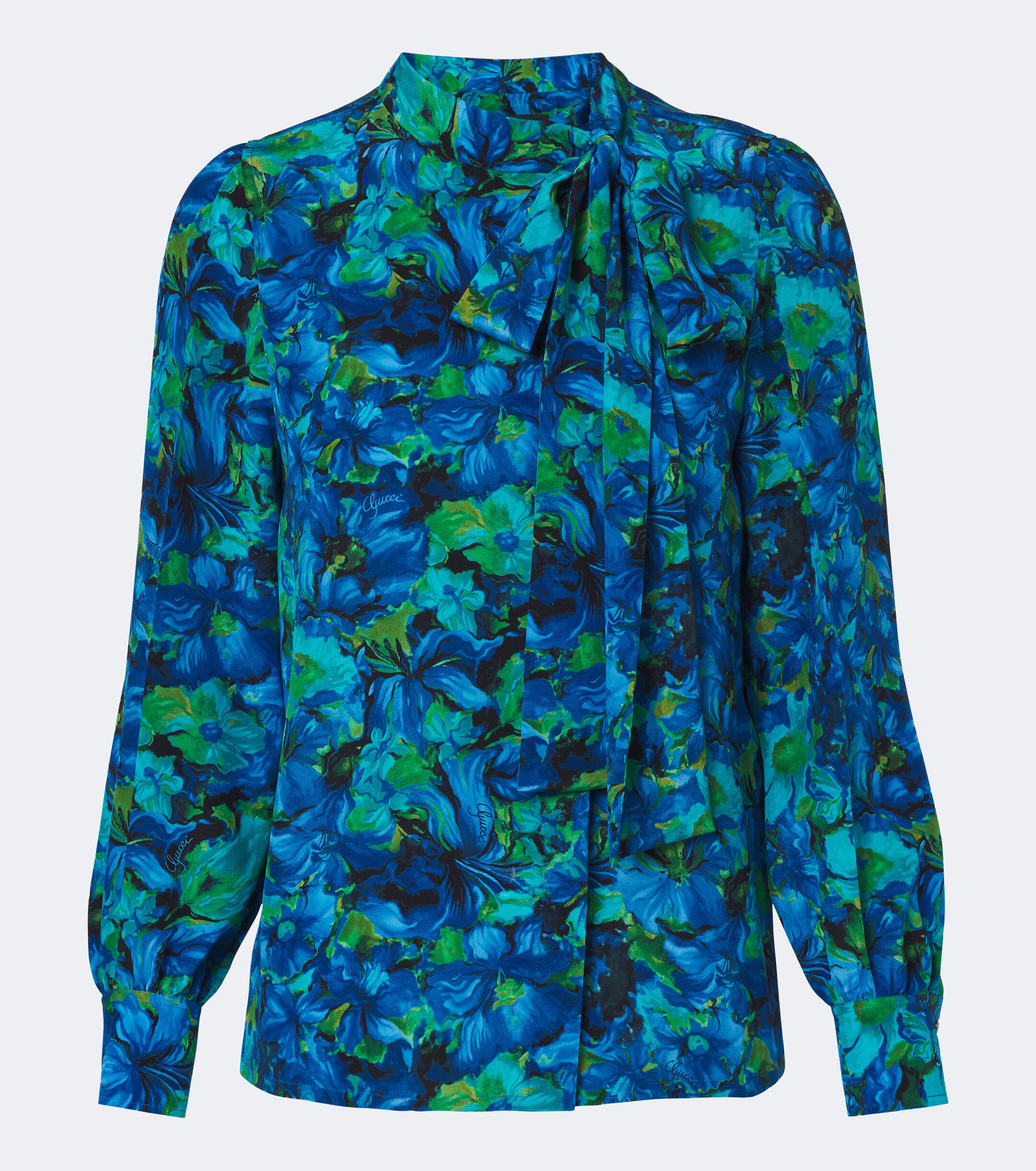 Gucci Gucci Floral silk georgette blouse