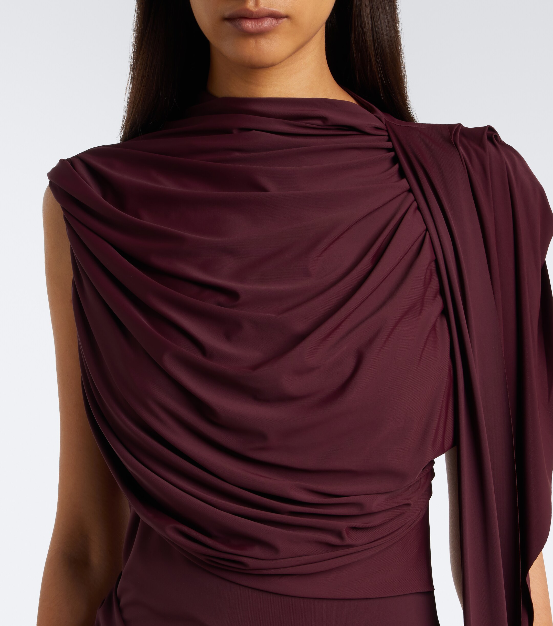 DE LA VALI De La Vali Draped jersey gown